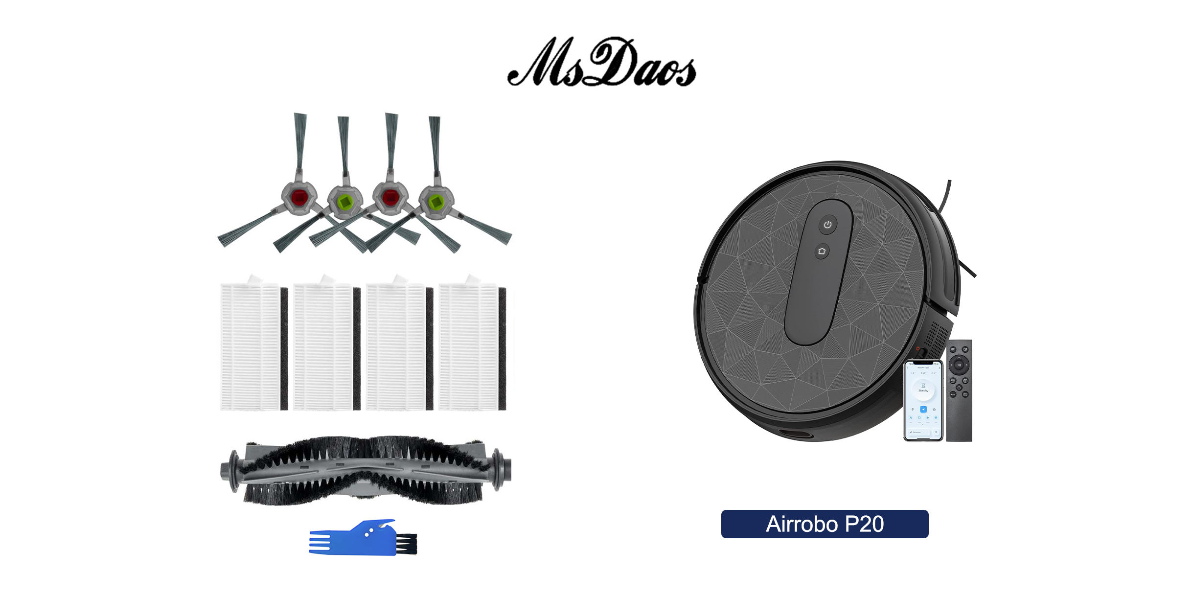 Amazon.co.jp: ロボット掃除機「AIRROBO P20 P25 」と互換性のある交換