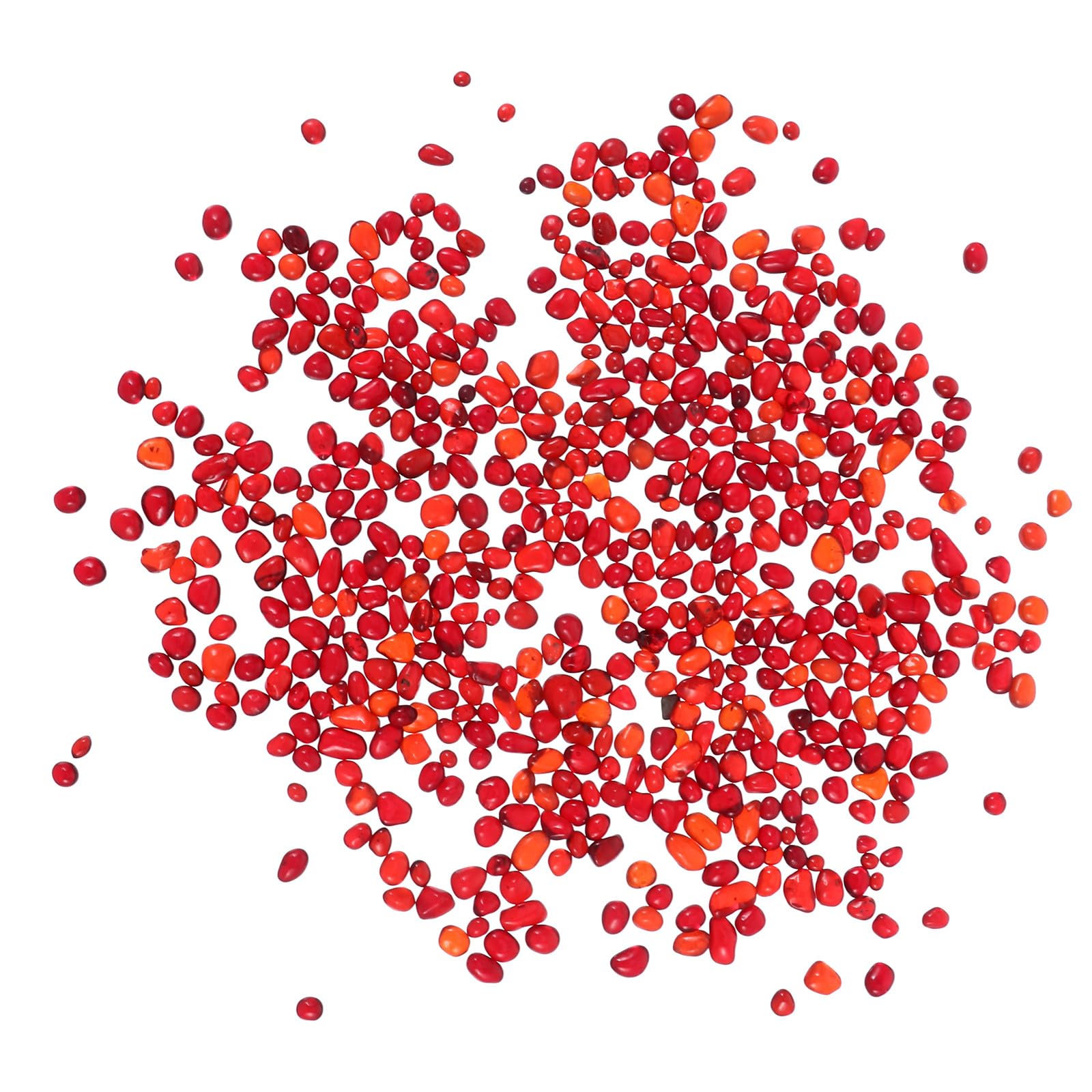 Galets en Verre Colorés 500g pour Aquarium, Pierres Décoratives en Quartz, Accessoires pour Décoration de Réservoirs de Poissons, pour Aquascaping