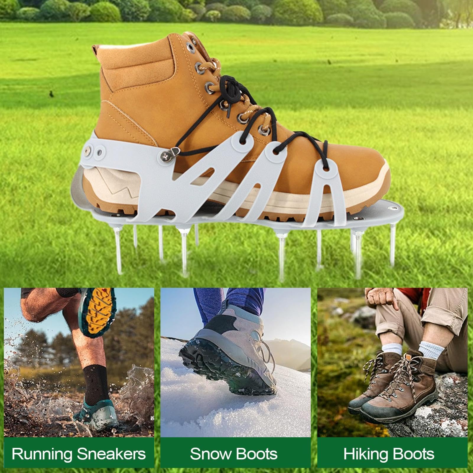 chaussures aérateurs de pelouse, chaussures aérateurs de pelouse