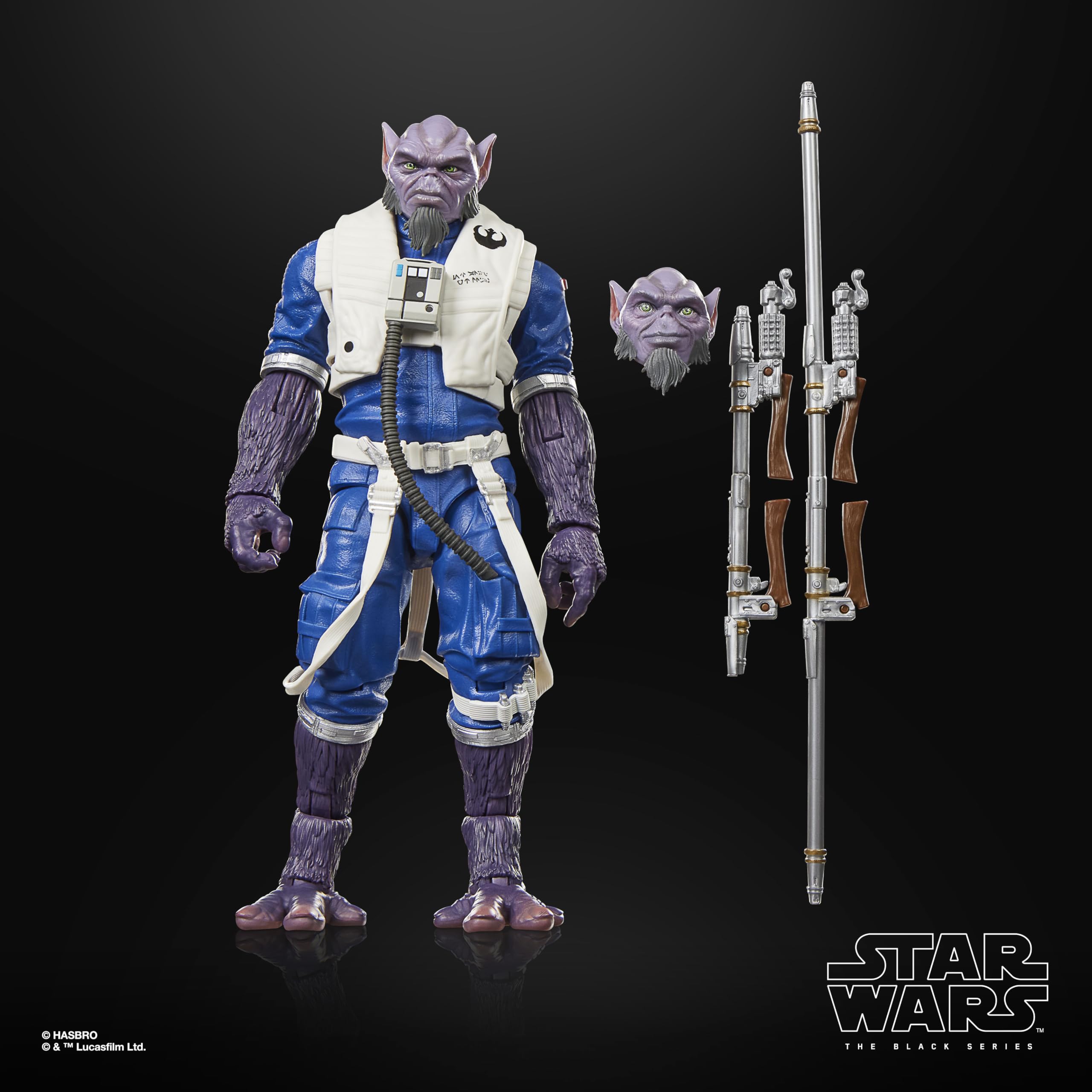 Star Wars The Black Series, Garazeb “Zeb” Orrelios, The Mandalorian & Grogu, Figura Premium Coleccionable de 15 cm