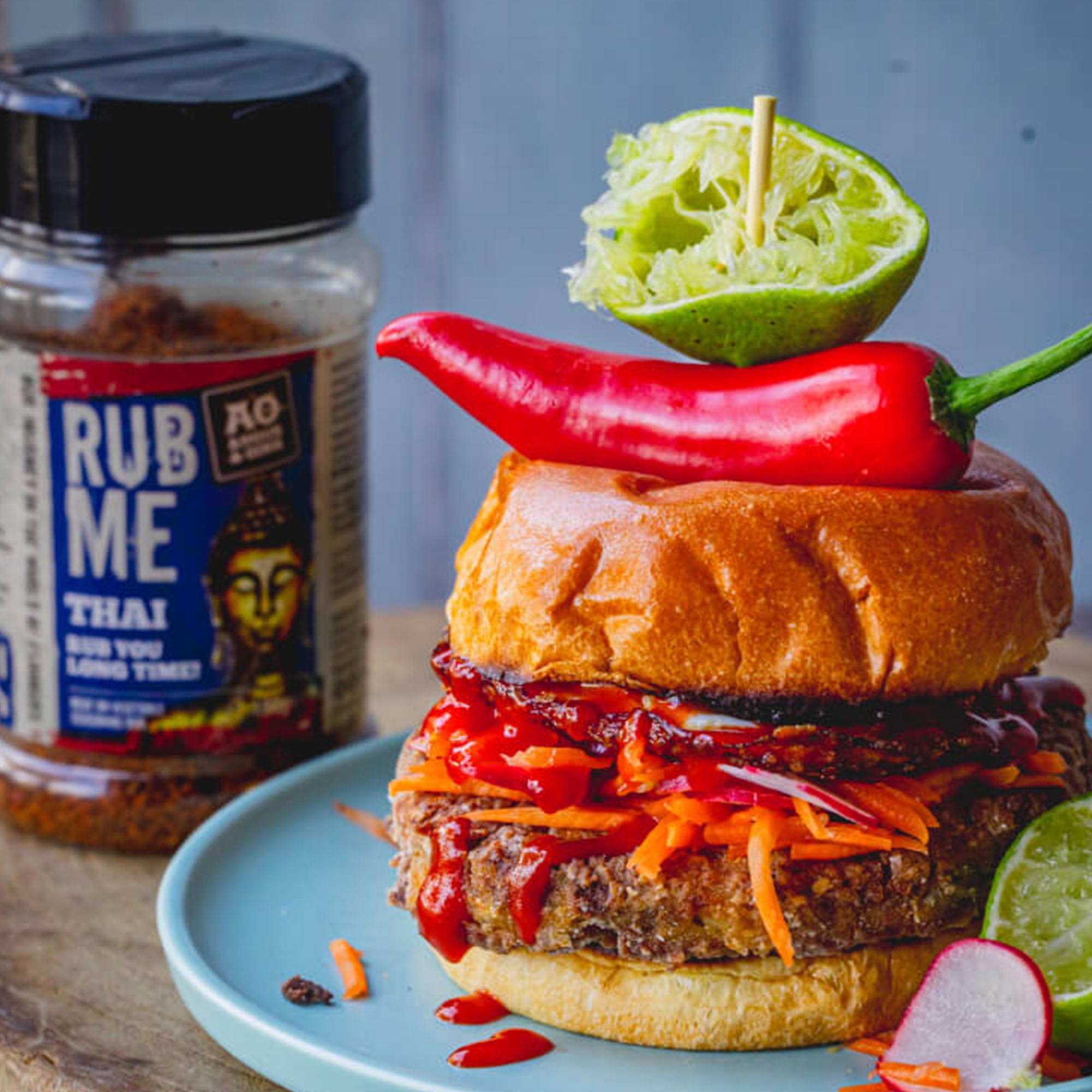 Angus & Oink | Rub You Long Time Thai Seasoning | Aromatische Mischung für Thai-Currys & epische Chicken Wings | 195g