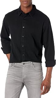 Amazon.com: Black Denim Shirt