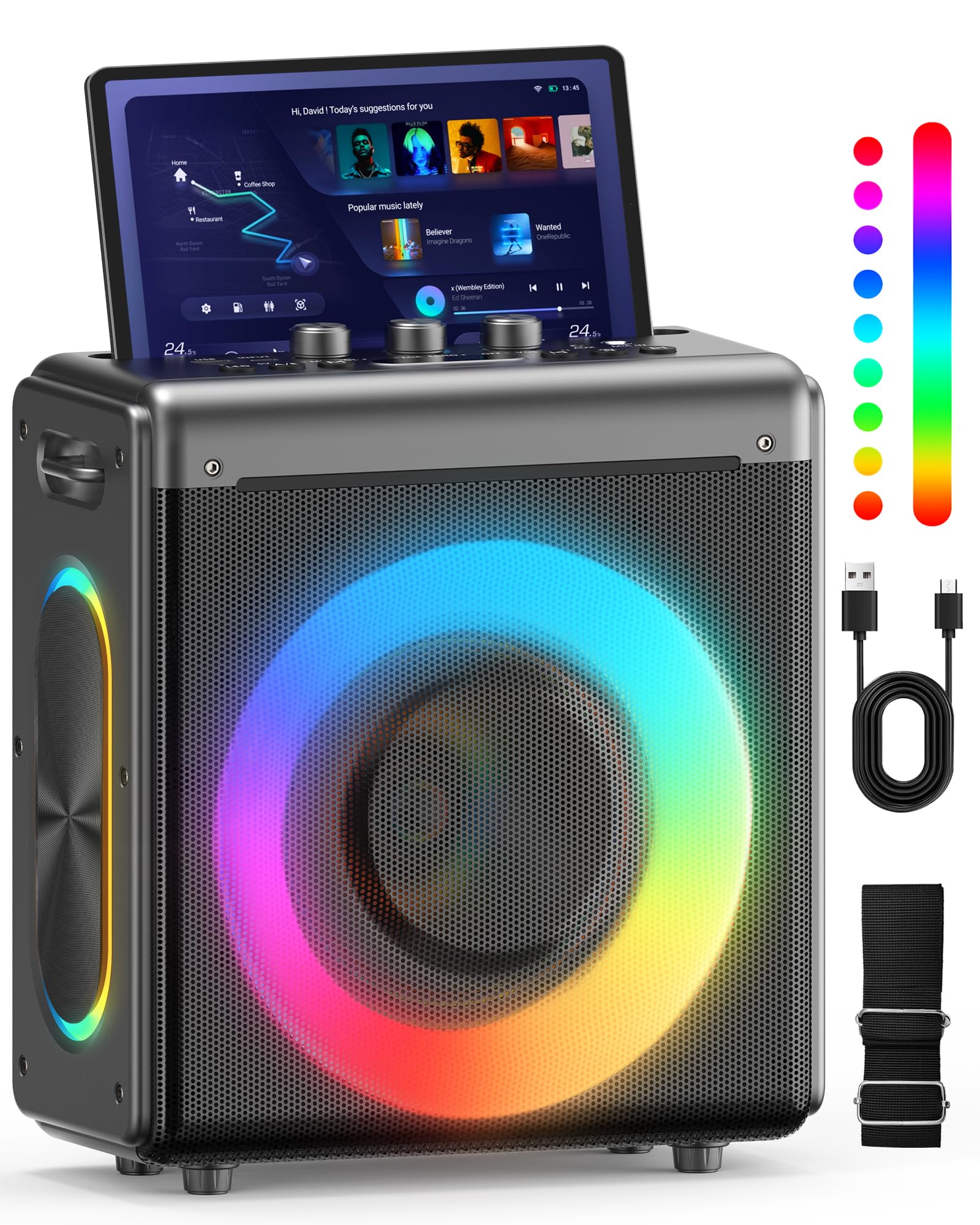 Party Speaker, Portable Bluetooth Speaker for Parties and Outdoor Use | Bluetooth Home Party