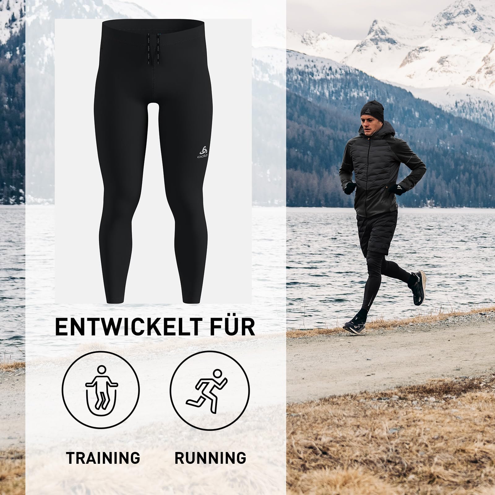 Odlo Herren Essential Tights Leggings