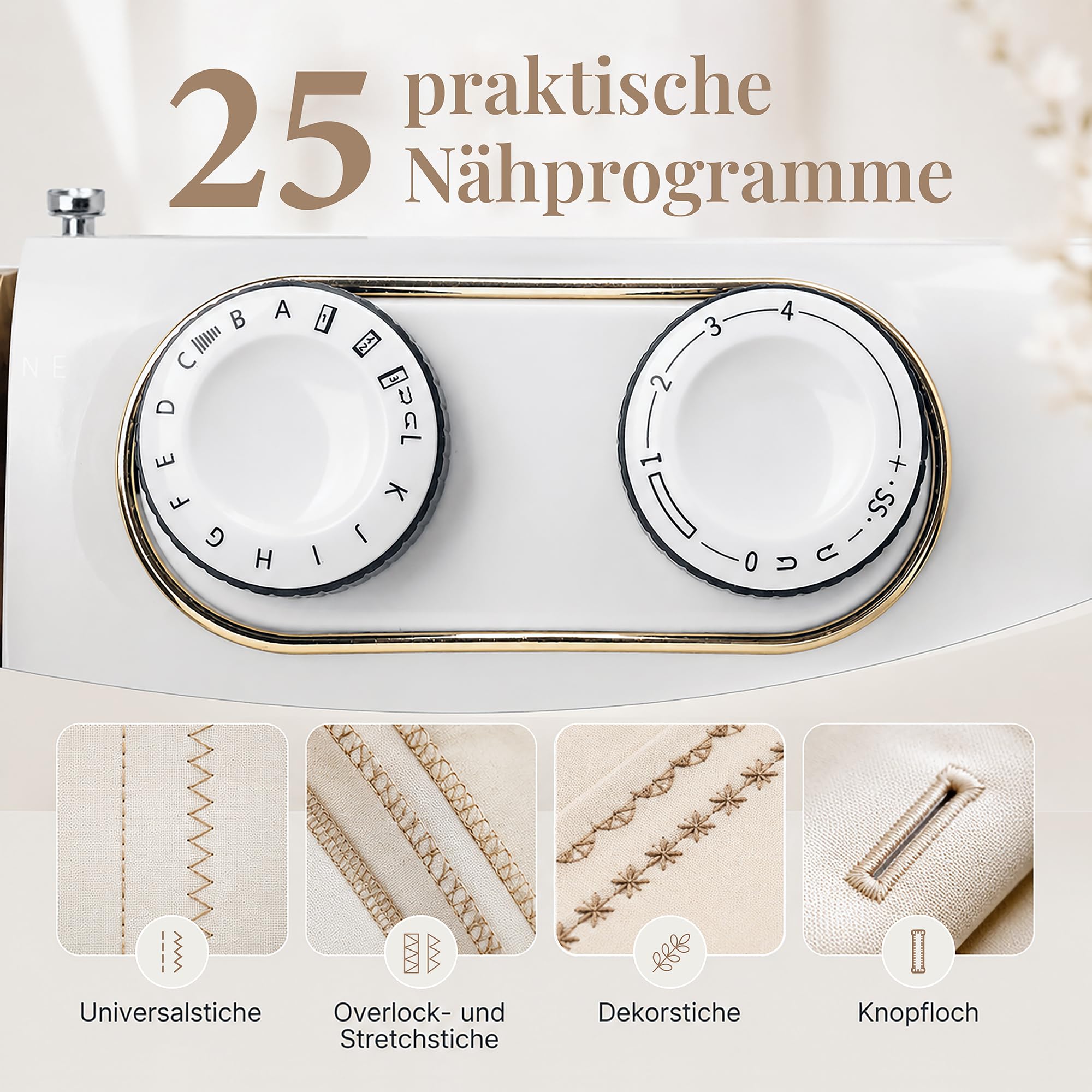 Rold Q36 maszyna do szycia z 25 ściegami, dziurka na guziki, silnik serwo 100 W, nawlekacz igły, wolne ramię