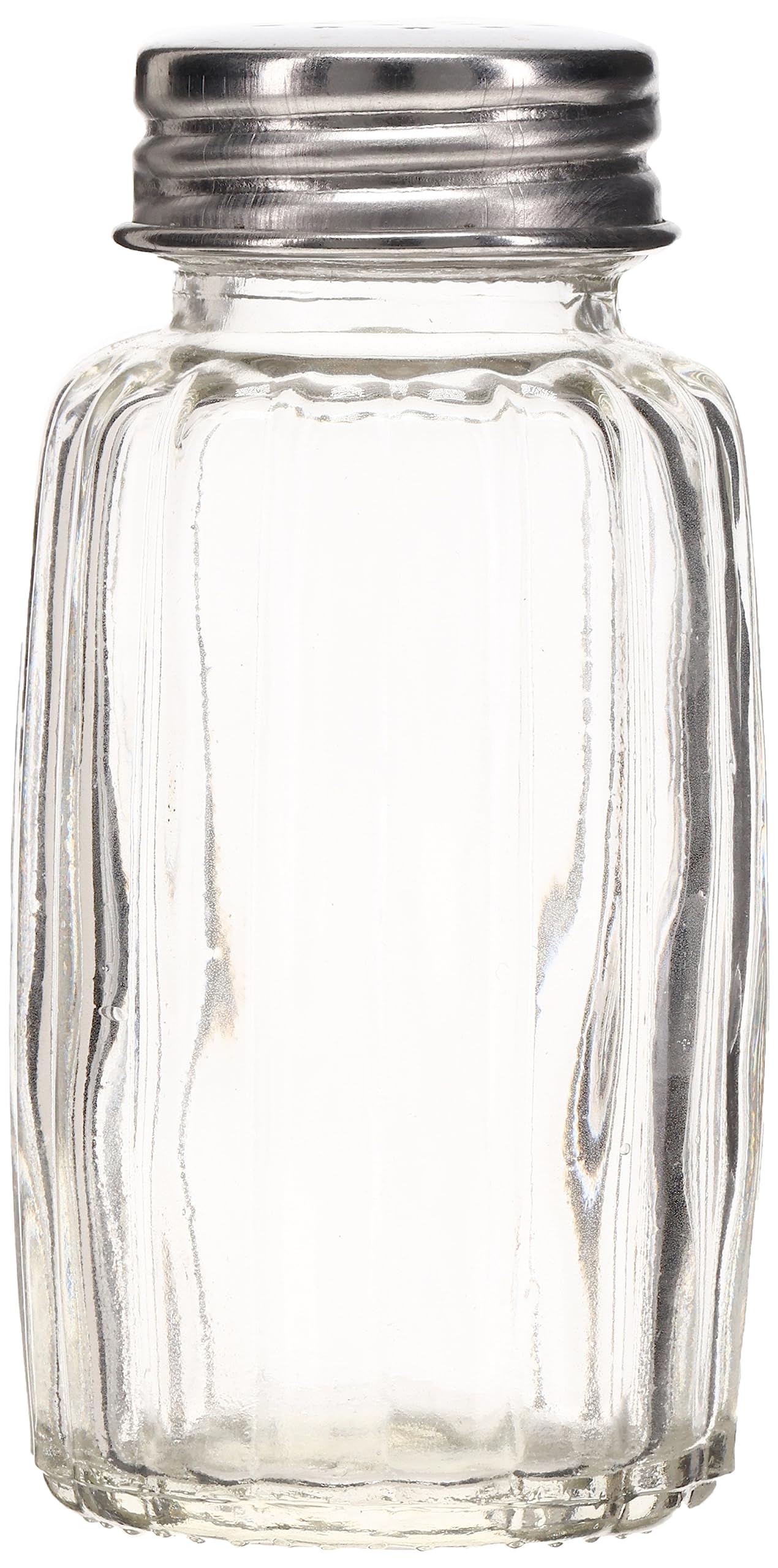 Metaltex 264310 Glass Salt Shaker/Stainless Steel Display Stand