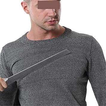 Cut Resistant Gloves Self Defense Anti-stab Anti Cut Clothing Anti Blade T-shirts Tactical Men Stab Resistant Bodyguard Shirt Police Businessmen Tops Safety Kitchen Cuts Gloves,Grey,S
