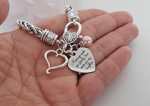 Miniatura 9 de Daughter In Law Gift Wedding Bracelet Gift for Bride Step Daughter Gift NEW DAUGHTER Bracelet Jewelry from Mother in Law Bonus Daughter (Love made