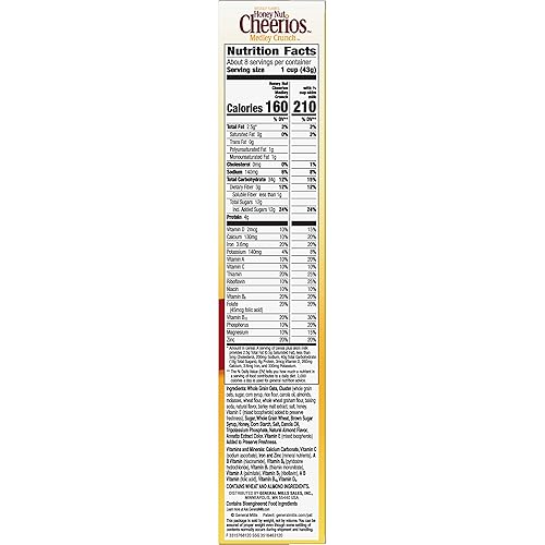 Vista 54 de Cheerios Cereal de desayuno sin gluten de avena integral, bolsa de 2.2 onzas (paquete de 5)