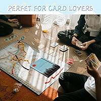 Vista 7 de Rossy Carpeta para tarjetas de 4 bolsillos, 400 tarjetas, carpeta de colección de tarjetas, álbum de tarjetas de doble cara, tarjetero para tarjetas