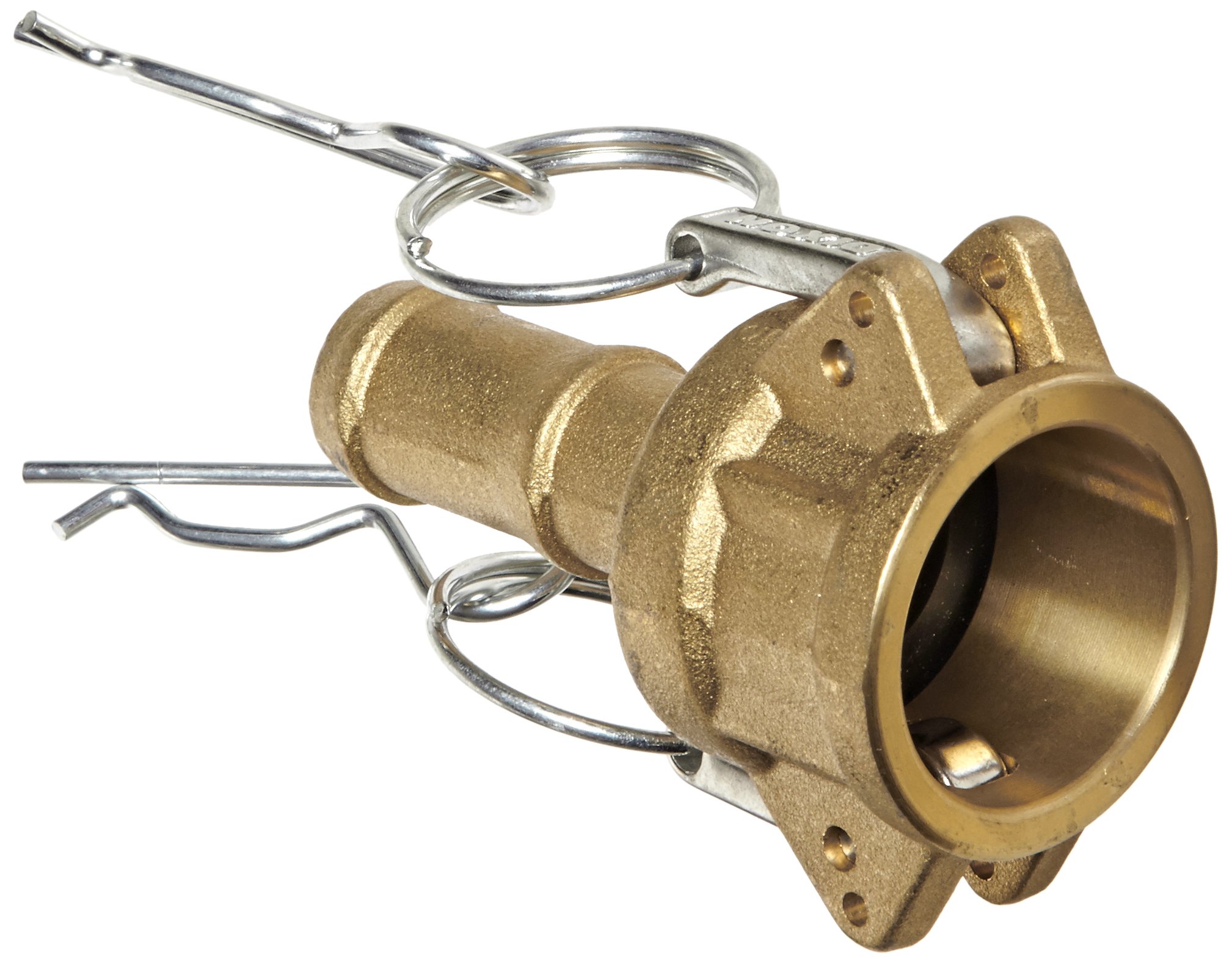 Dixon G75-C-BR ASTMC 38000 Forged Brass Global Type C Cam and Groove Hose Fitting, 3/4