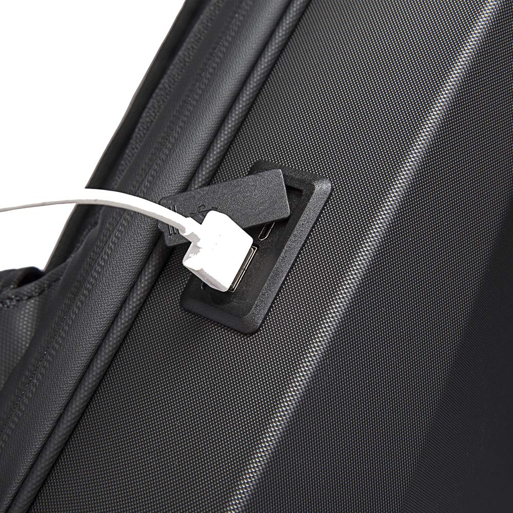 Arrivly Plecak na laptopa o przekątnej ekranu 15,6 cala, plecak damski, plecak męski plecak biznesowy, podróżny, do noszenia na co dzień, ze złączem USB, pracy, dla mężczyzn i kobiet czarny