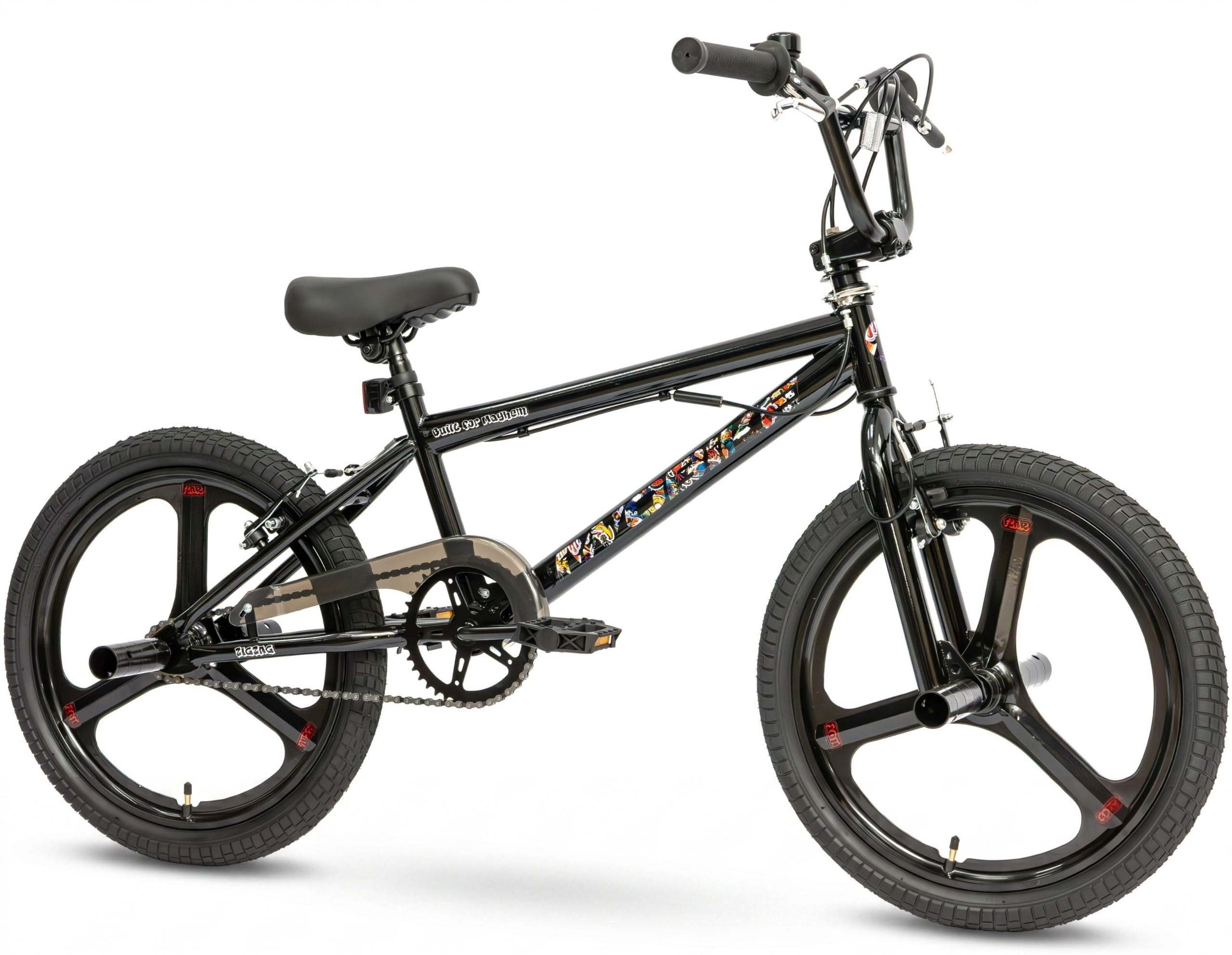BMX Rad, 20 Zoll, 360 Grad Rotor, Pegs, Freestyle | 20 Zoll BMX Fahrrad Jungen Mädchen Erwachsene 360 Grad Rotor Pegs Freestyle Bike mit Klingel