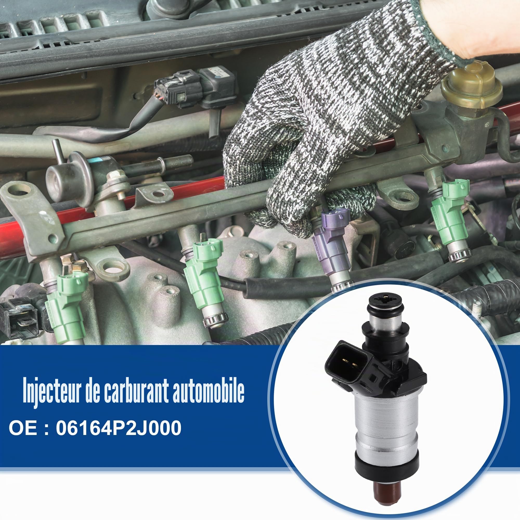 A ABSOPRO Buse D'Injecteur De Carburant Pour Honda Civic 96-02 4 Pièces