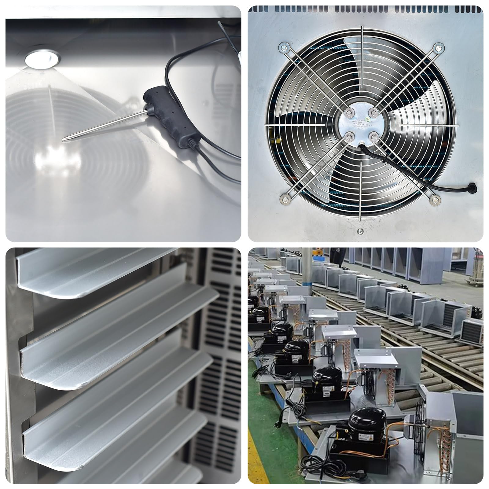 Wtecom Commercial 5 Trays Blast Chiller,Blast Chiller & Freezer, Chest Freezer,Batch Chiller For Hard Ice Cream,Cakes,Chicken,Fish,Sushi Rice In Restaurant,Hotel,School on Fridge.com - View 5