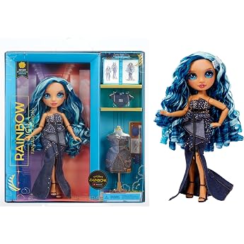 Rainbow High Fantastic Fashion Doll - Skylar Bradshaw - Blue Fashion Doll and Play Set with 2 Outfits &amp; Fashion Accessories -