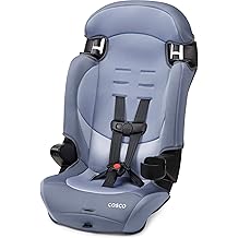 Cosco Kids Finale DX 2-in-1 Booster Car Seat, Forward Facing Toddler Car Seat (40-65 lbs) and Belt Positioning High Back Booster (40-100 lbs), Organic Waves