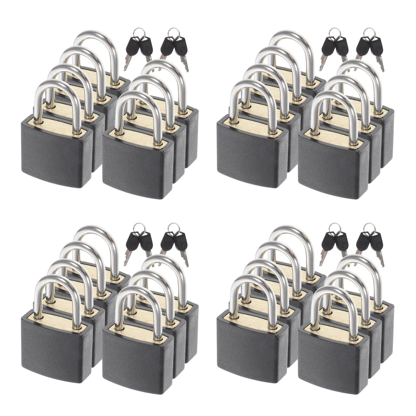 SOIMISS 28piezas Candados De Equipaje Con Llaves Para Gimnasio y Taquillas Seguridad Para Maletas y Mochilas