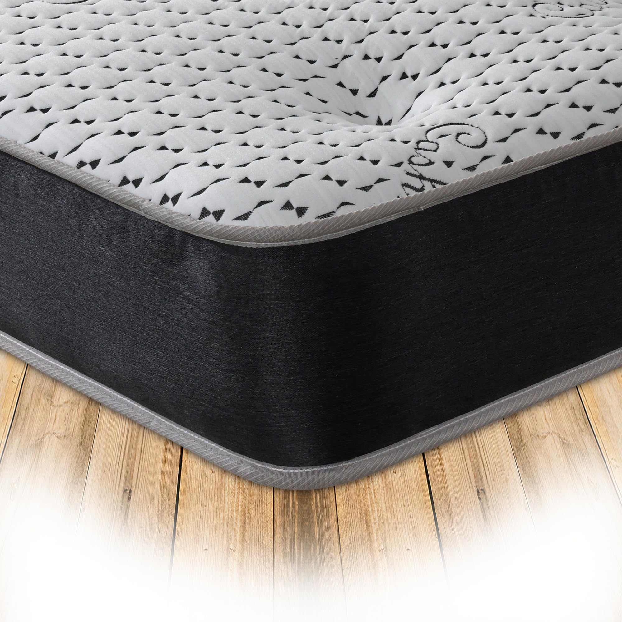 Starlight Beds Tufted European Small Single Mattress. 9 Inches Deep with Cashmere Sleep Surface and Natural Fillings. Medium Firmness. (80cm x 200cm Mattress)