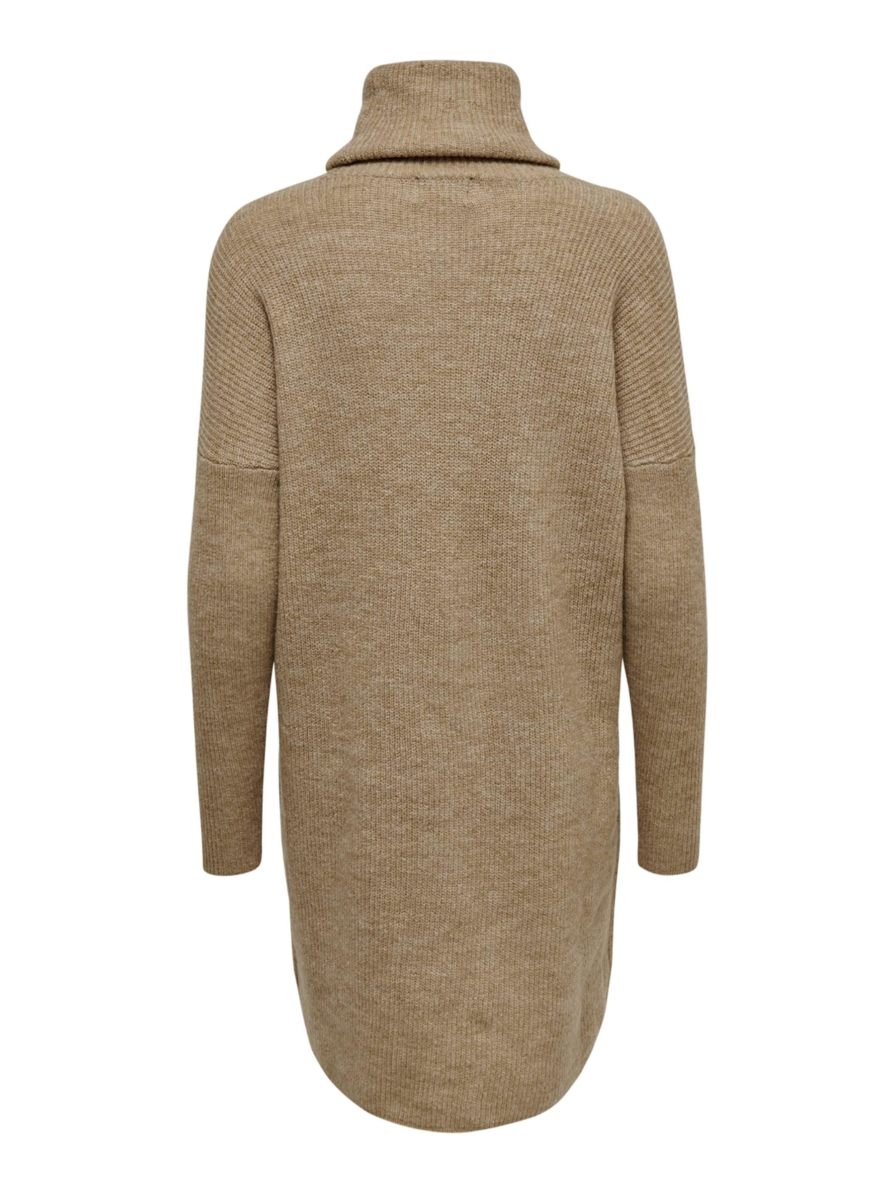 ONLY Onljana L/S Cowlnck Dress Wool KNT Noos Robe Femme (Lot de 1)