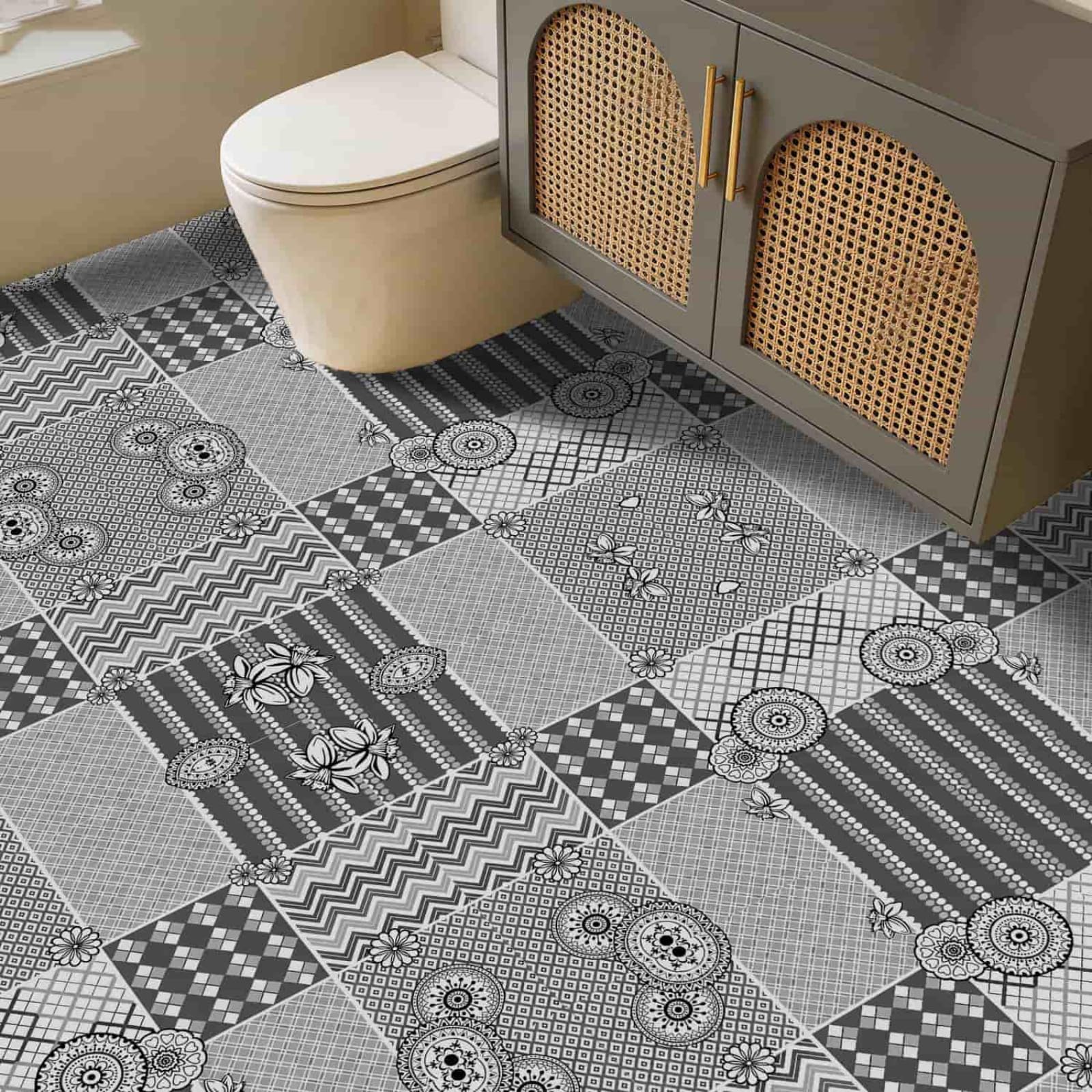 Mattonelle Adesive Cucina Impermeabile 30 cm x 30 cm