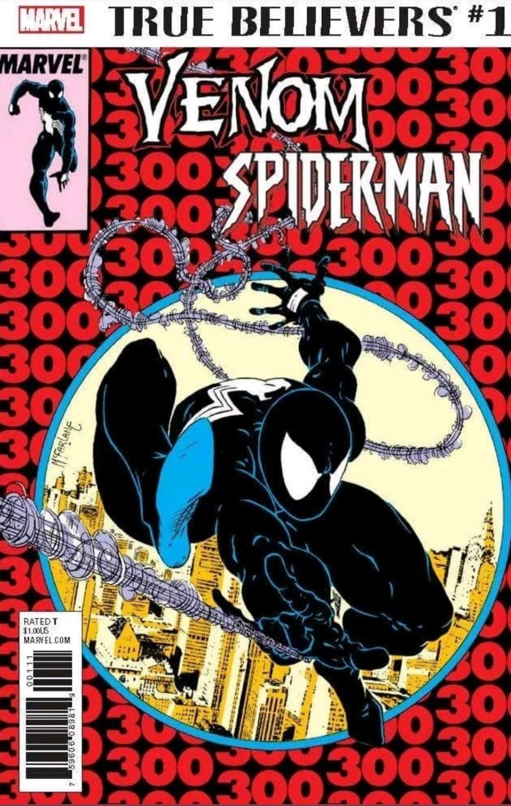 True Believers #1 Venom Vs Spider-man (reprints AMS 300 first Venom)