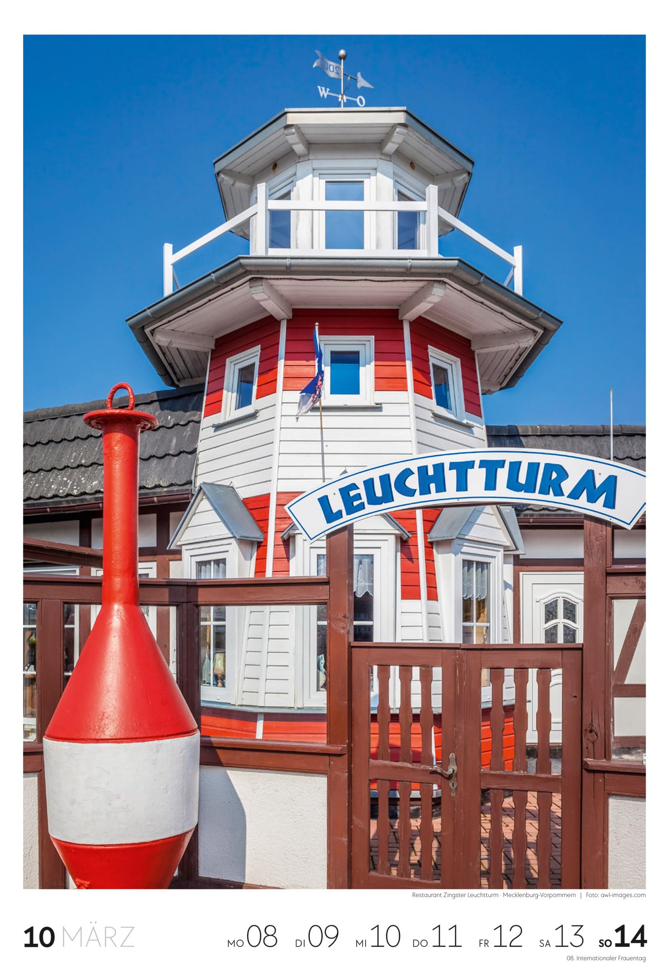 Küste Wochenkalender 2027: Meeres-Kalender mit 53 großformatigen Bildern im Hochformat (29x42 cm) | Strände der Ostsee und Nordsee in Deutschland