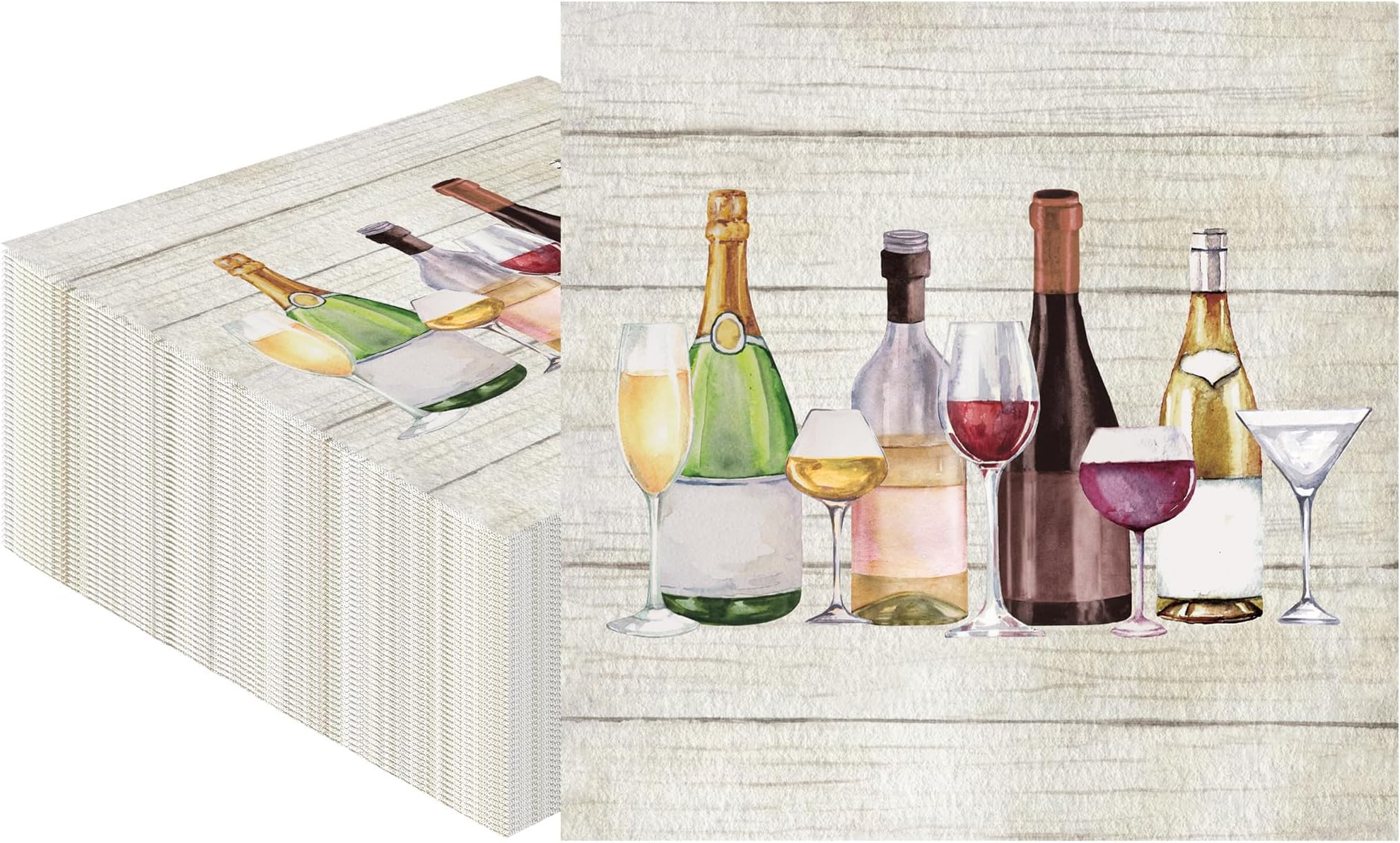 Boston International IHR Cocktail-Servietten, 20 Stück – Lilly Light Rose, 5x5 Zoll