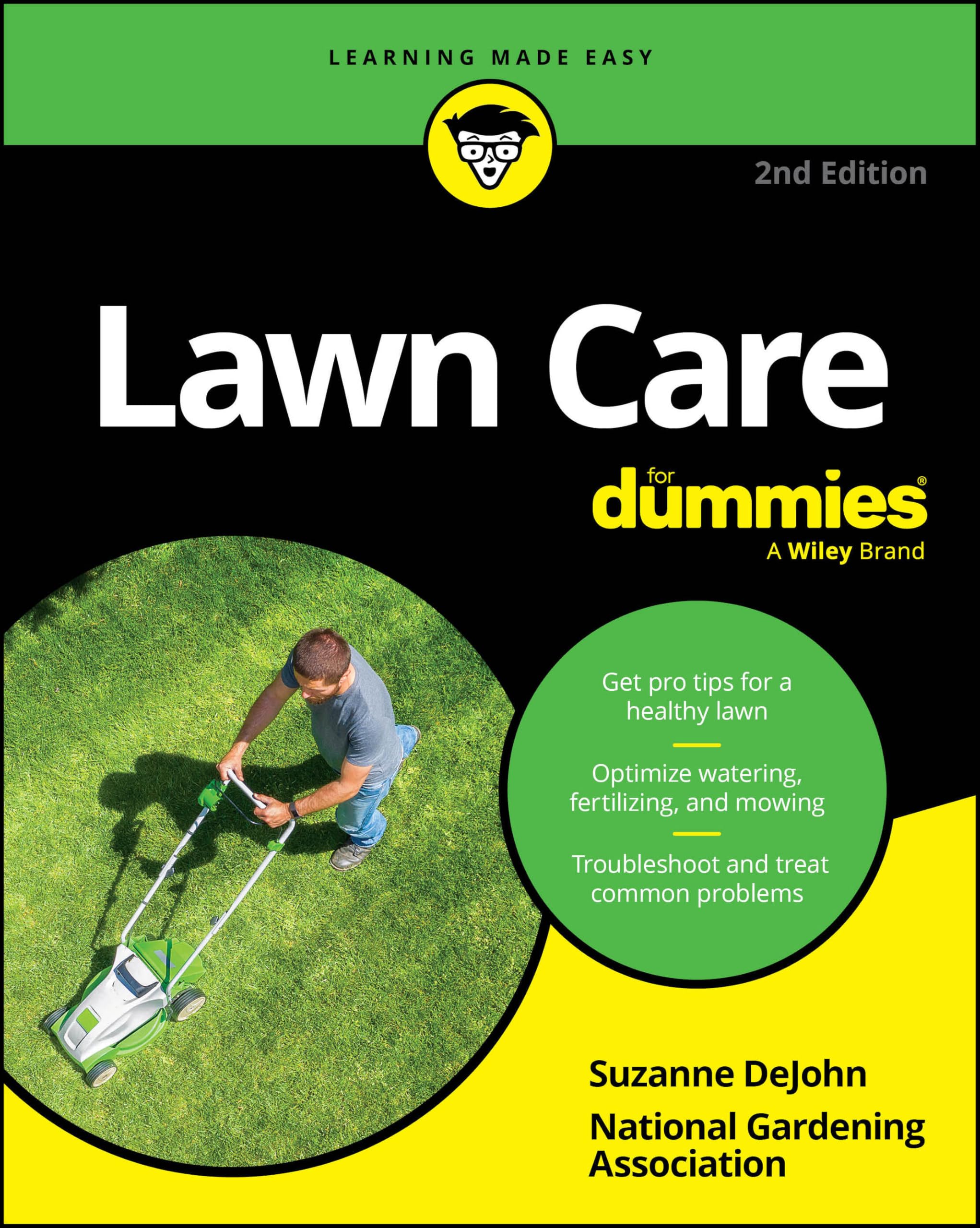Lawn Care For Dummies 2nd Edition by DeJohn PAPERBACK 9781394362370