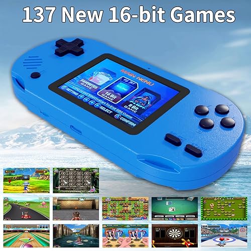 Miniatura 2 de Consola de juegos portátil para niños un juguete divertido tanto para niños como para adultos. Esta consola cuenta con una pantalla de 3.0 pulgadas