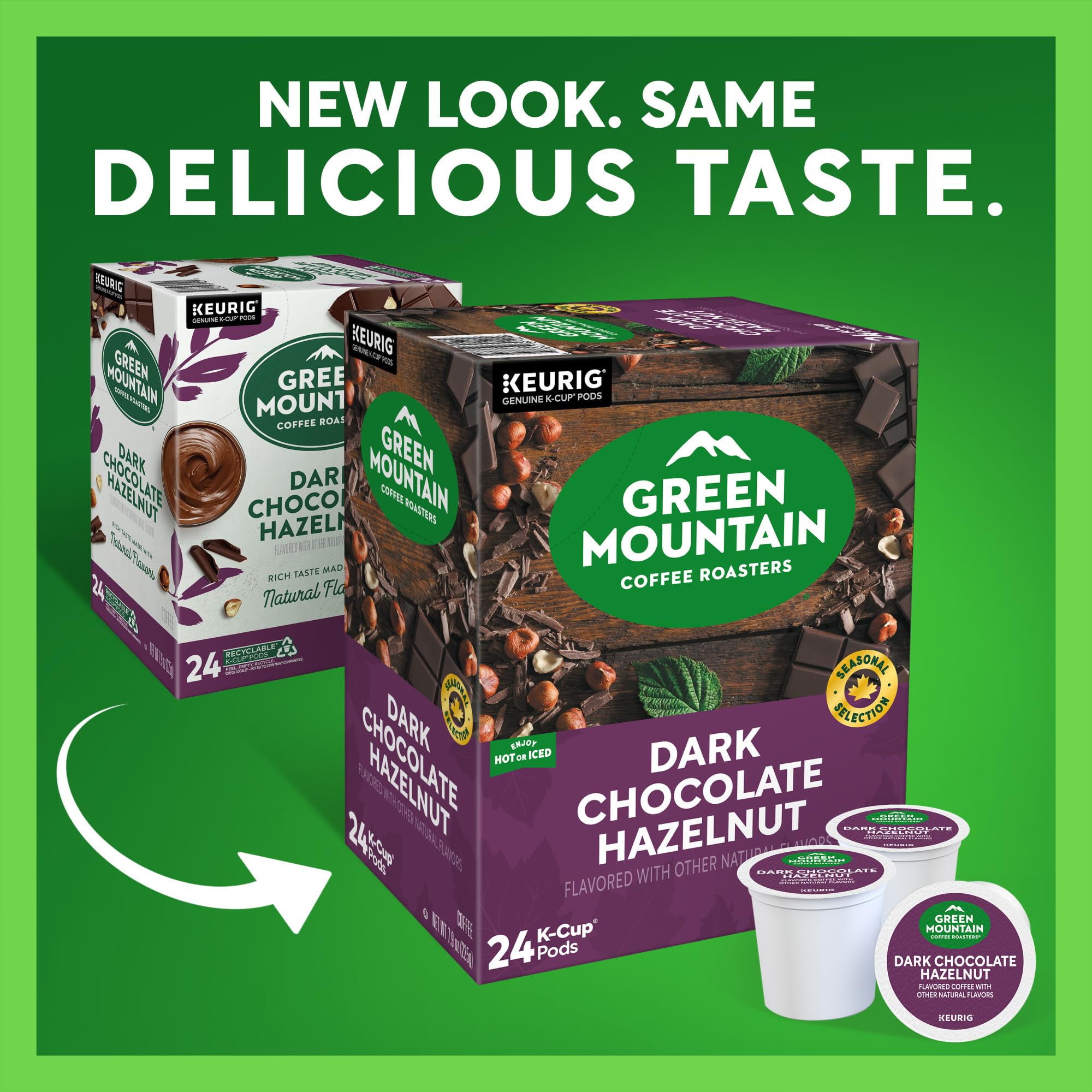 Amazon.com: Green Mountain Coffee Roasters Dark Chocolate Hazelnut
