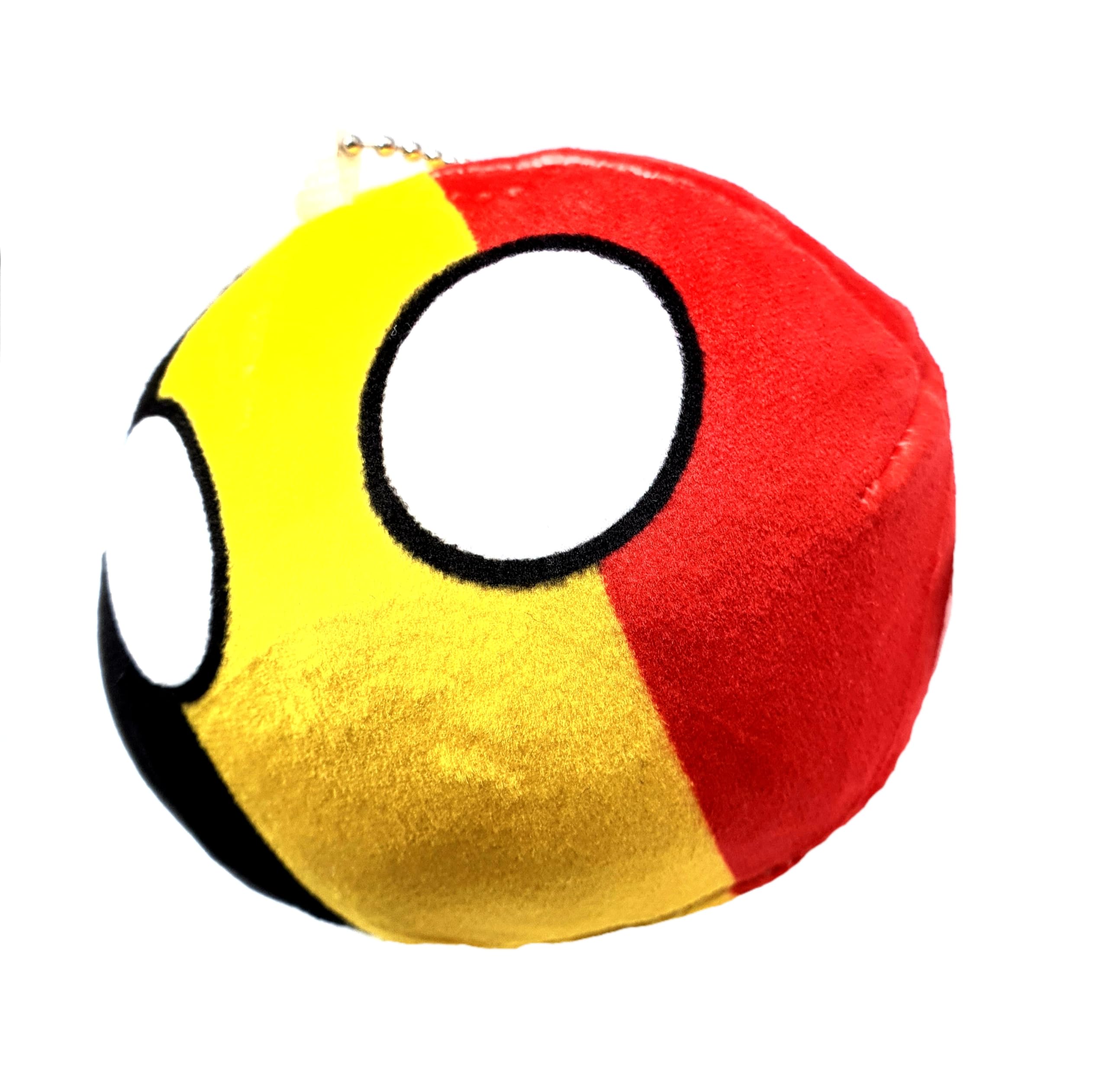 Belgium 10cm Countryballs Country Ball Cute Belgian EU Europe European Flag Cuddly Meme Ball Toy Gift, Red - Image 2