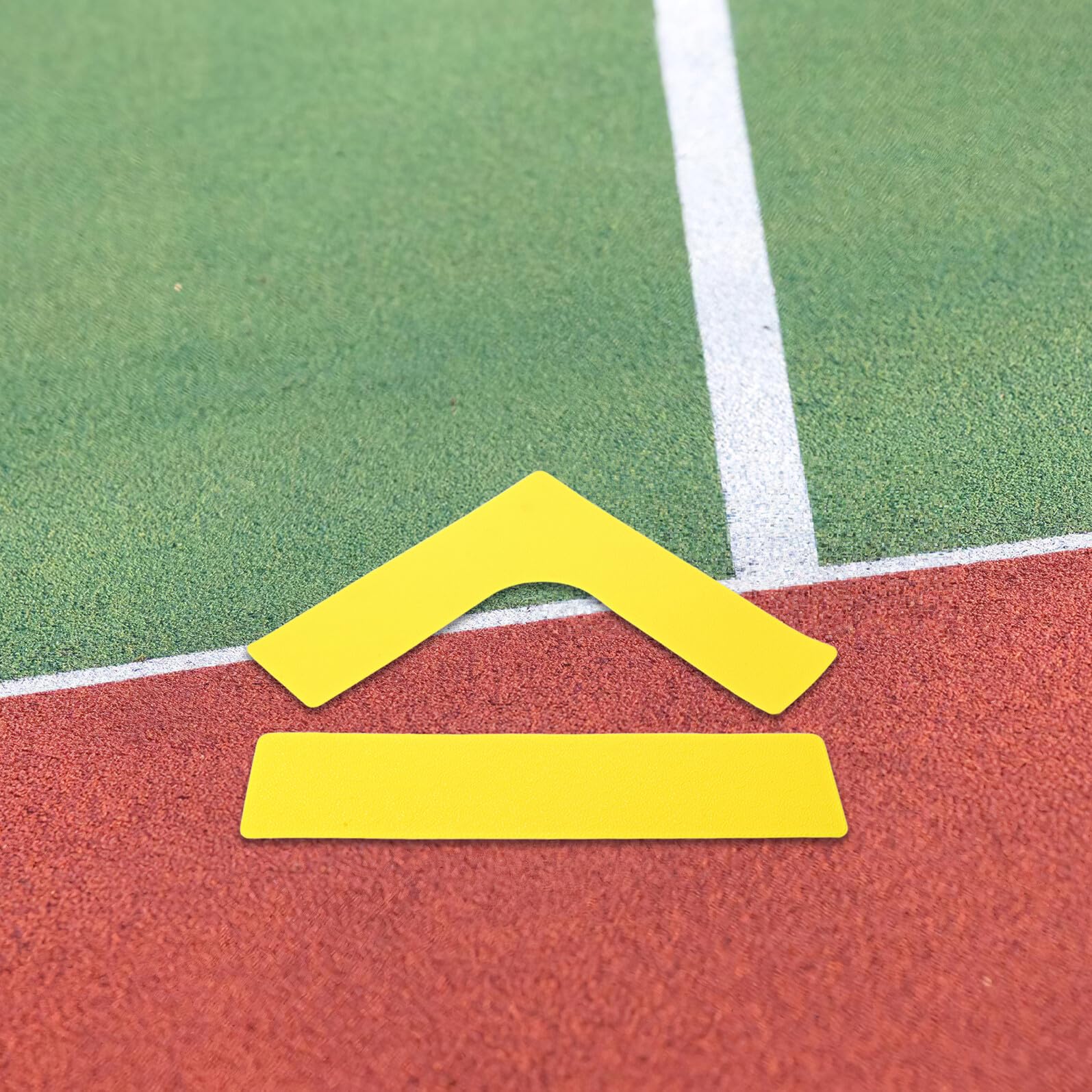 YARNOW Kit Linee Campo da Pickleball Portatile Giallo, Marcatore per Allenamento Tennis e Badminton, Set Marcatura Resistente ai Raggi UV per Uso Esterno in Palestra e Parco