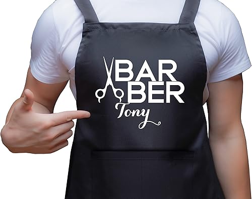 Miniatura 3 de Customized Hairdresser Barber Capes, Barber Apron, Haircut Hairdressing Stuff, Hair Stylist Apron, Aprons For Men and Women, Hair Cutting Cape,