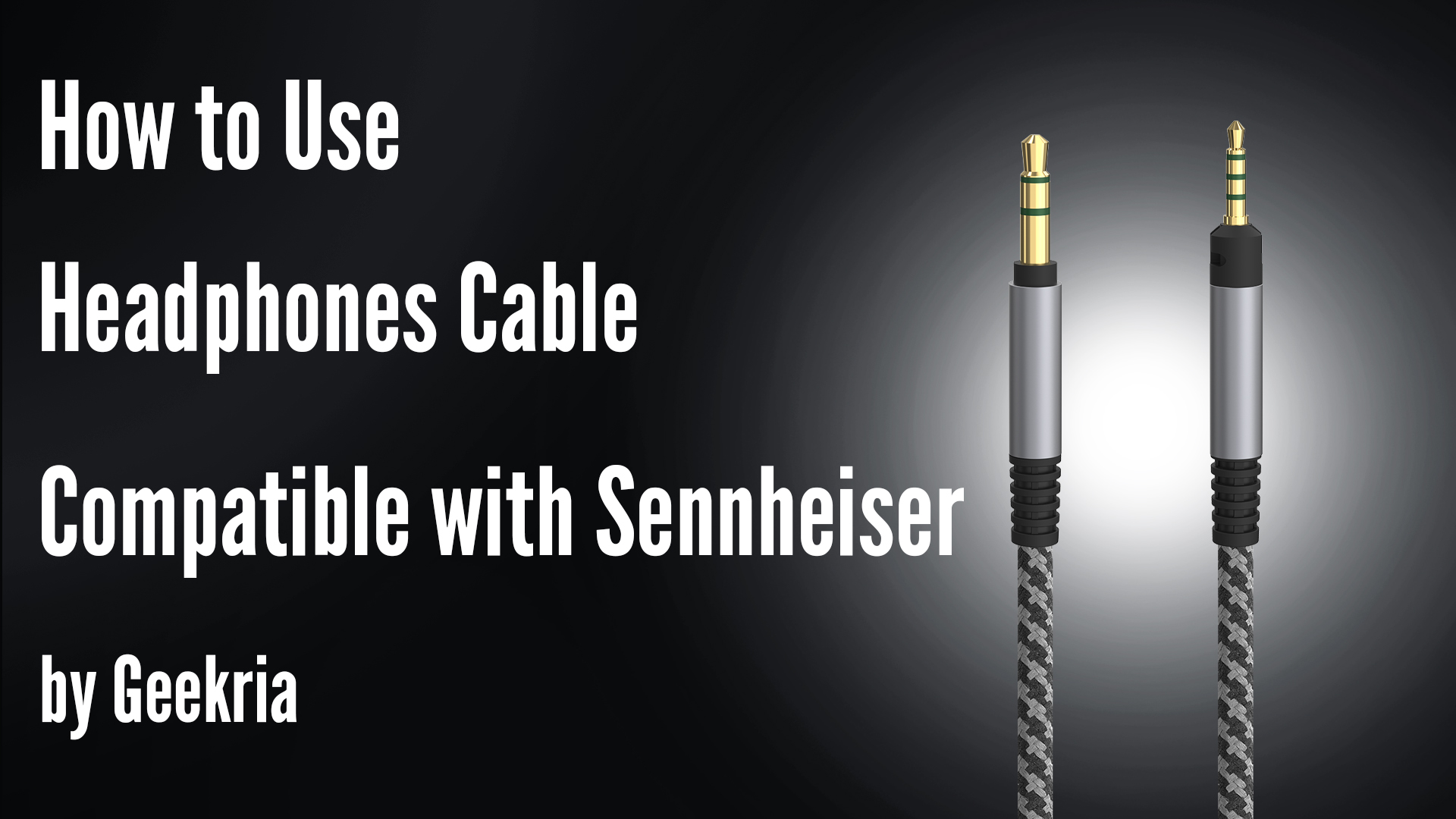 Amazon.com: GEEKRIA Audio Cable Compatible with Sennheiser HD 620S