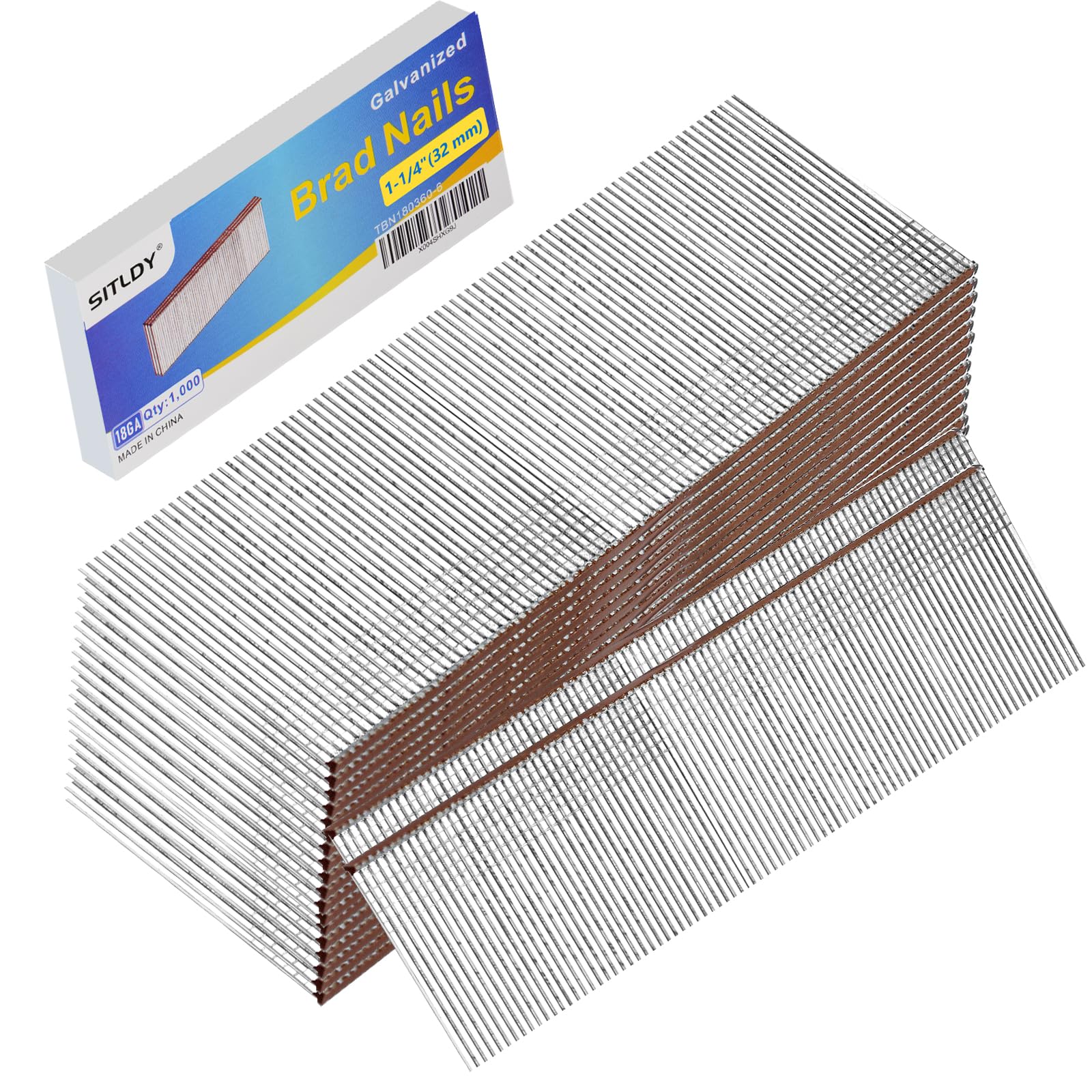 18 Gauge Galvanized Brad Nails - 1600 Pack -7