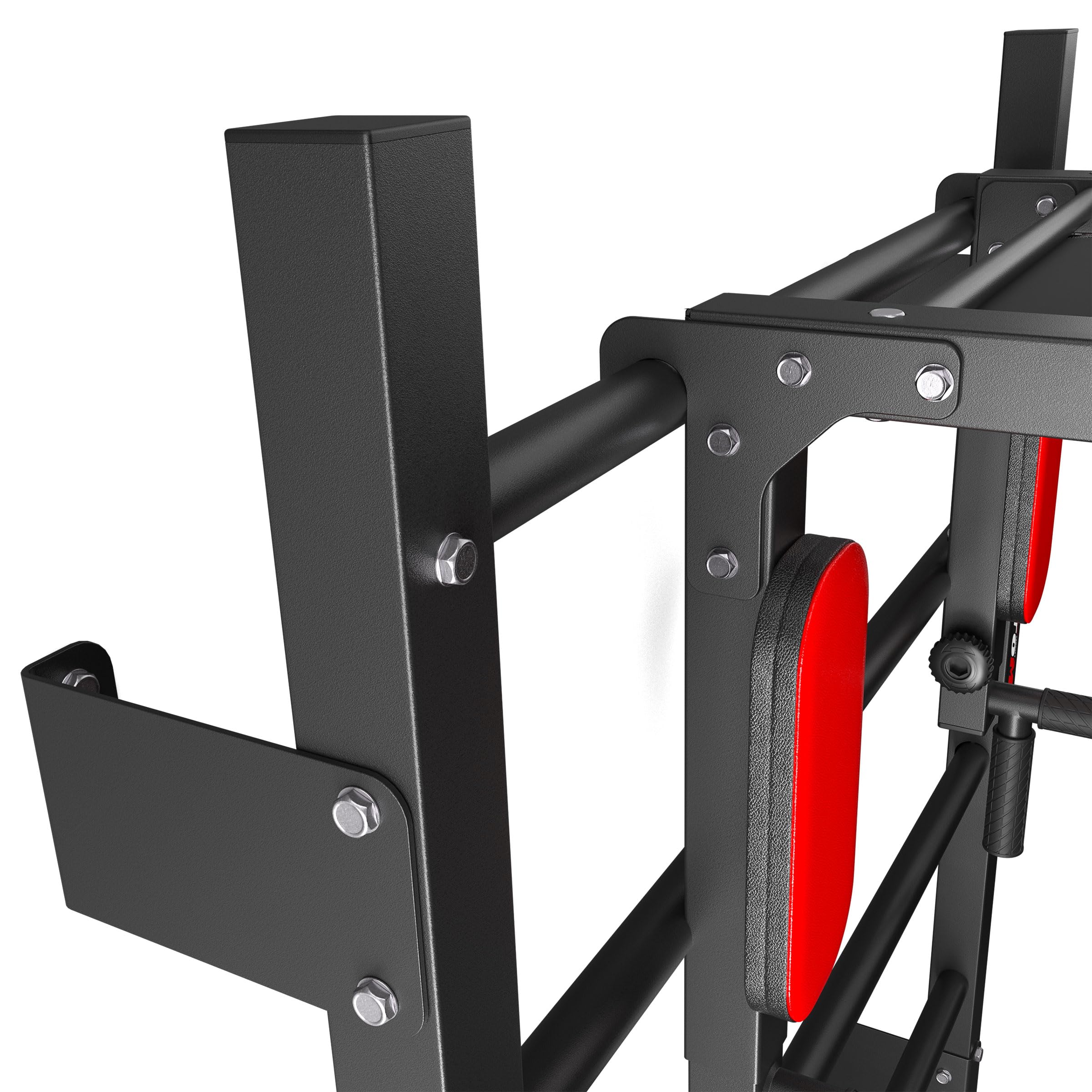 K-Sport: Juego de Entrenamiento con espaldera I estación de Dip I Barra de dominadas y Banco de Entrenamiento I estación de Fuerza con Barra de dominadas I Barra y Banco de Pesas, Incl. E-Book