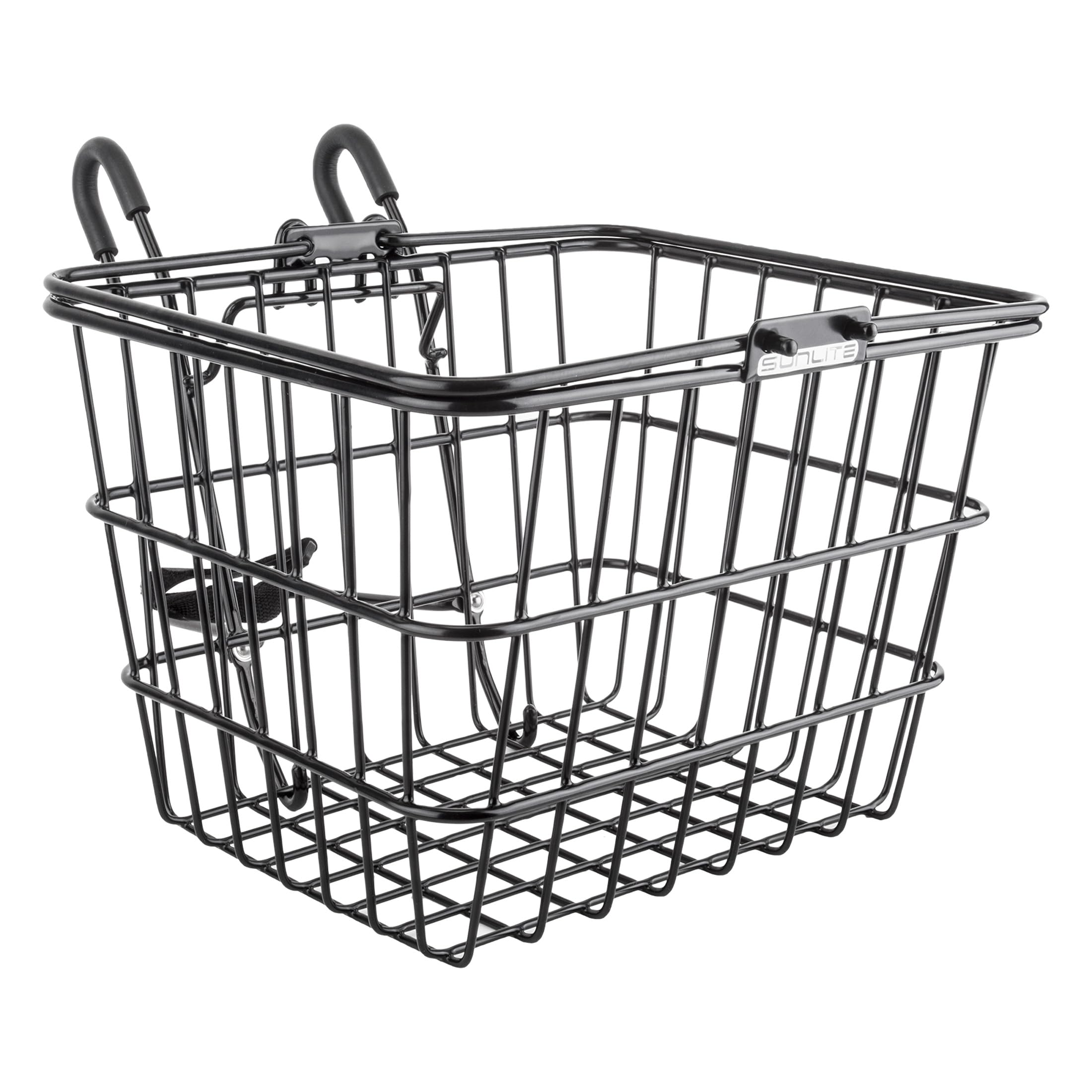 Sunlite Mini Lift-Off Bicycle Basket, Black