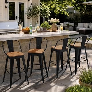 Apeaka outdoor bar stools image