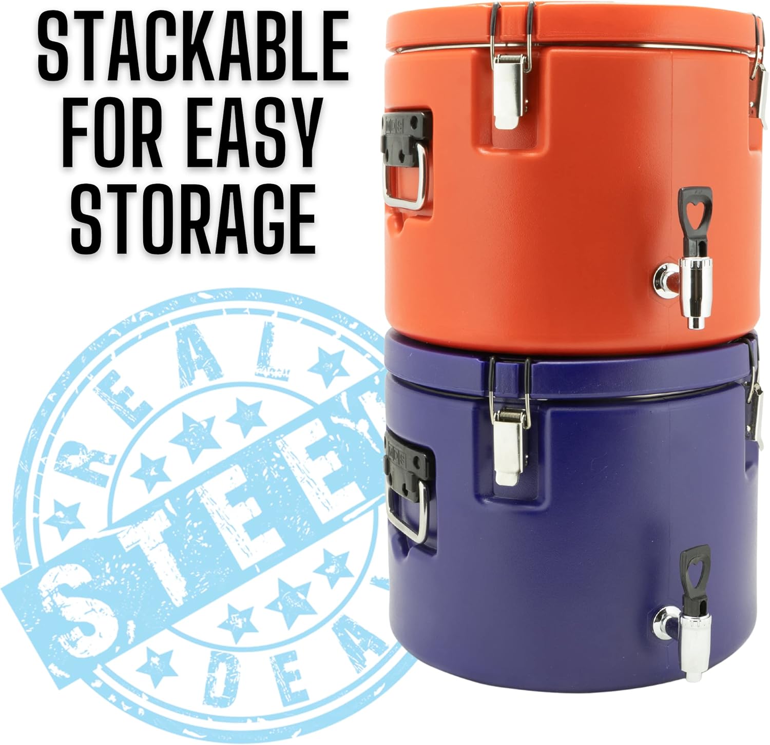 5 Gallon Insulated Beverage Cooler: 5 Gallon Water Dispenser - water dispenser with Stainless Steel Interior and Spout/Spigot, Portable Sports Cooler for Camping, Parties, and Outdoors - Image 6