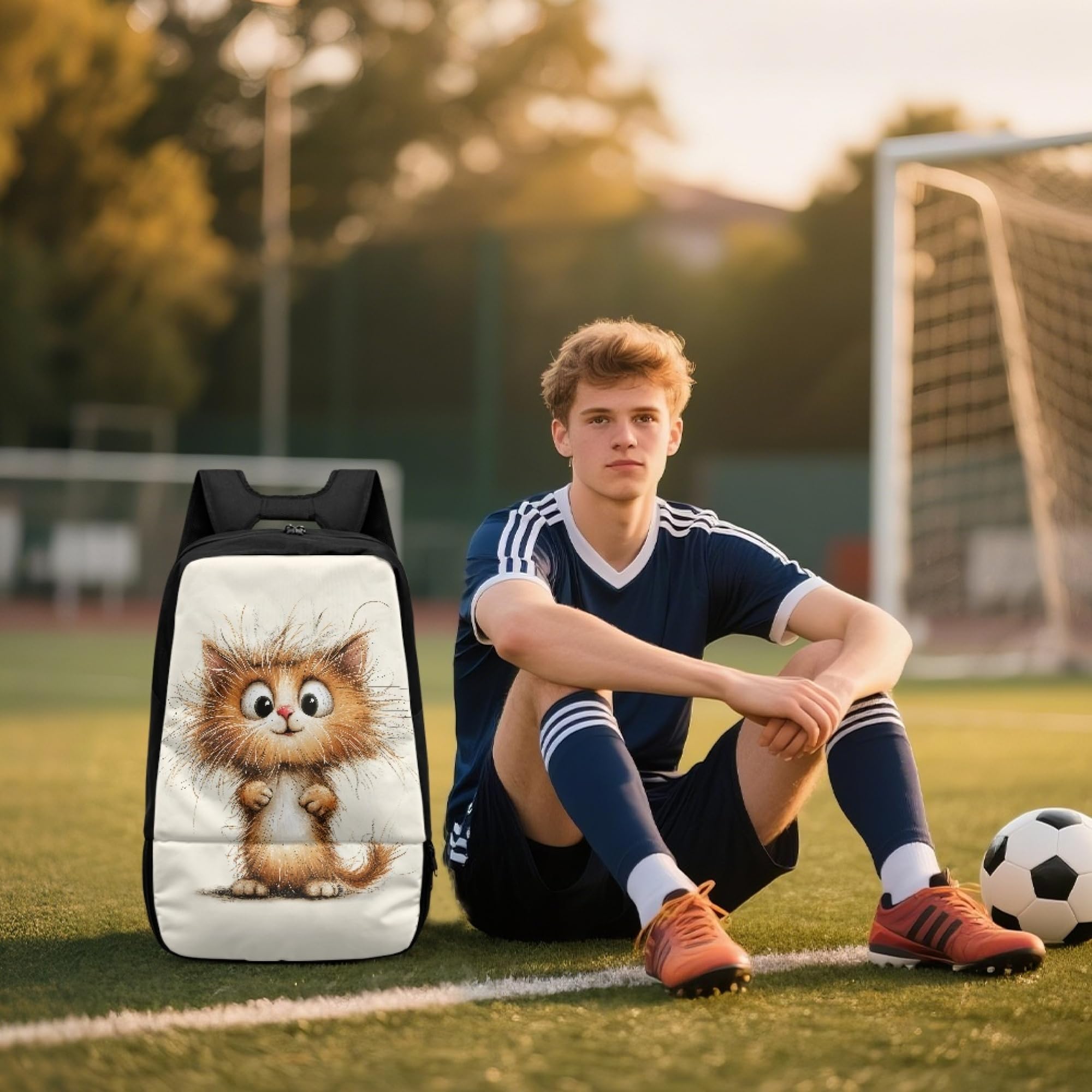 Dajingkj Sportowy plecak z kieszenią na buty i kieszenią na piłkę, dla mężczyzn i kobiet, wielofunkcyjny design, torba sportowa do koszykówki, piłki nożnej i siatkówki