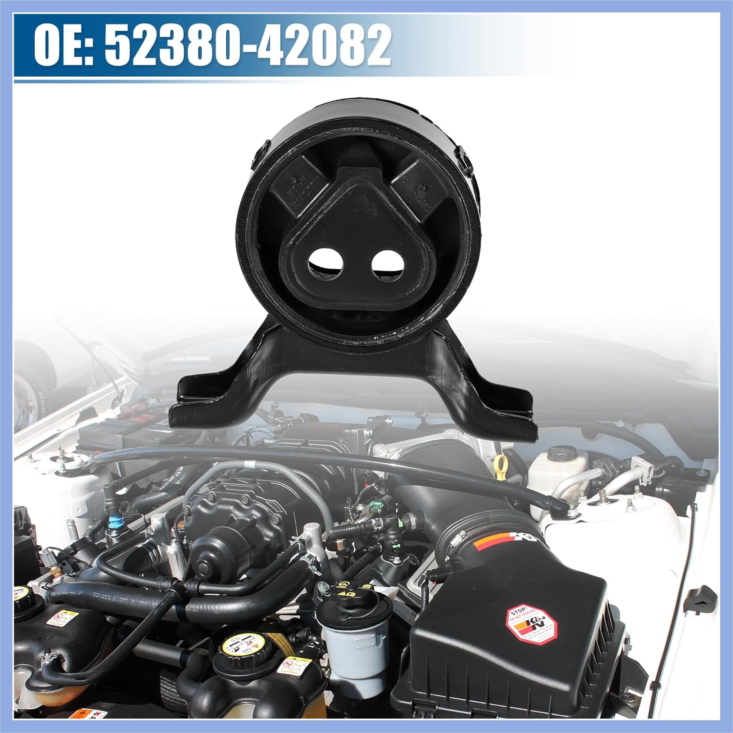 Arm Bushing Rear Differential Mount 52380-42082 for Toyota RAV4 2.0L 1997-2000 Engine Torque Strut Mount Bracket Stable