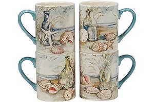 Certified International Coastal Landscape Beach Coffee Mugs