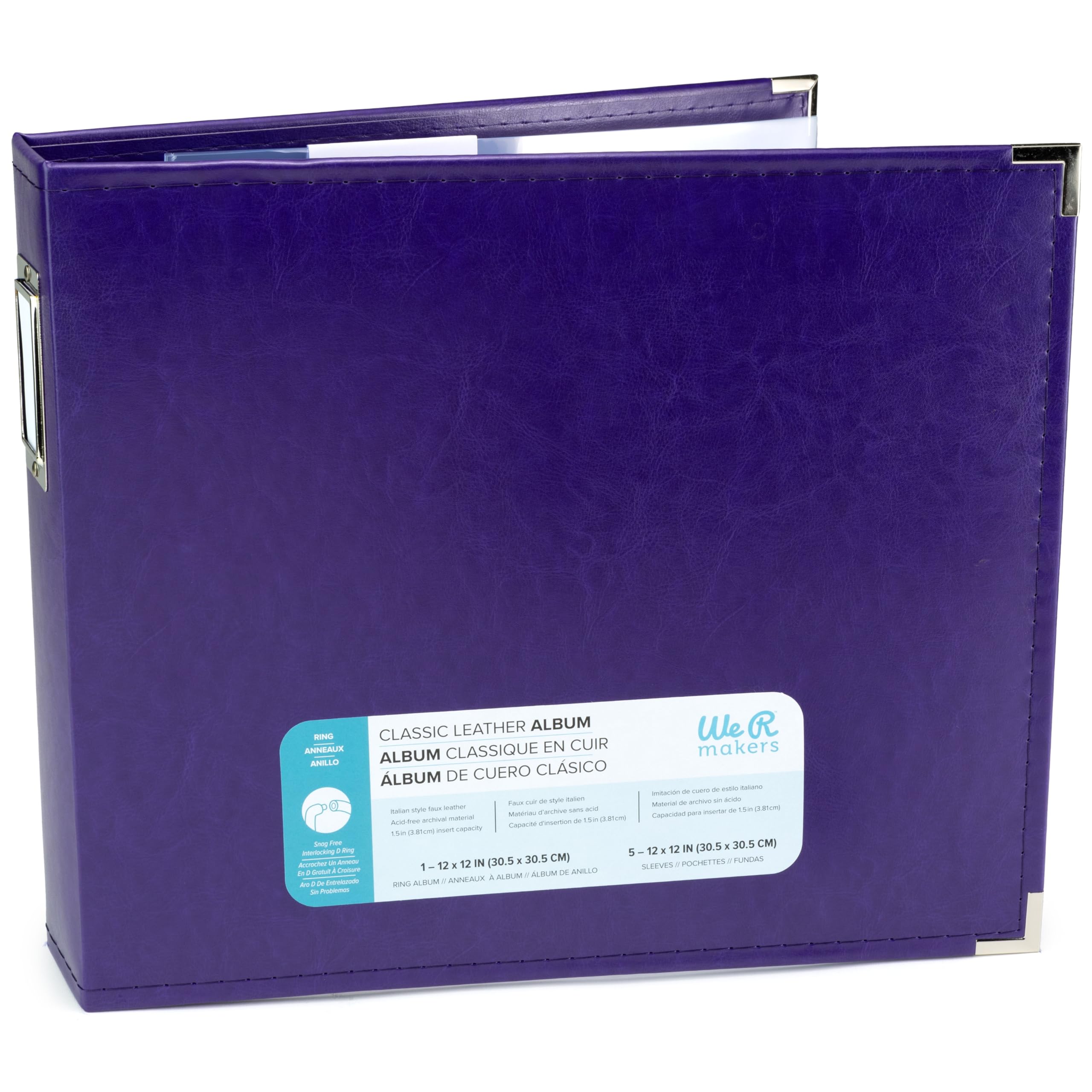 Amazon.com: We R Memory Keepers 12x12 Photo Album - Faux Leather
