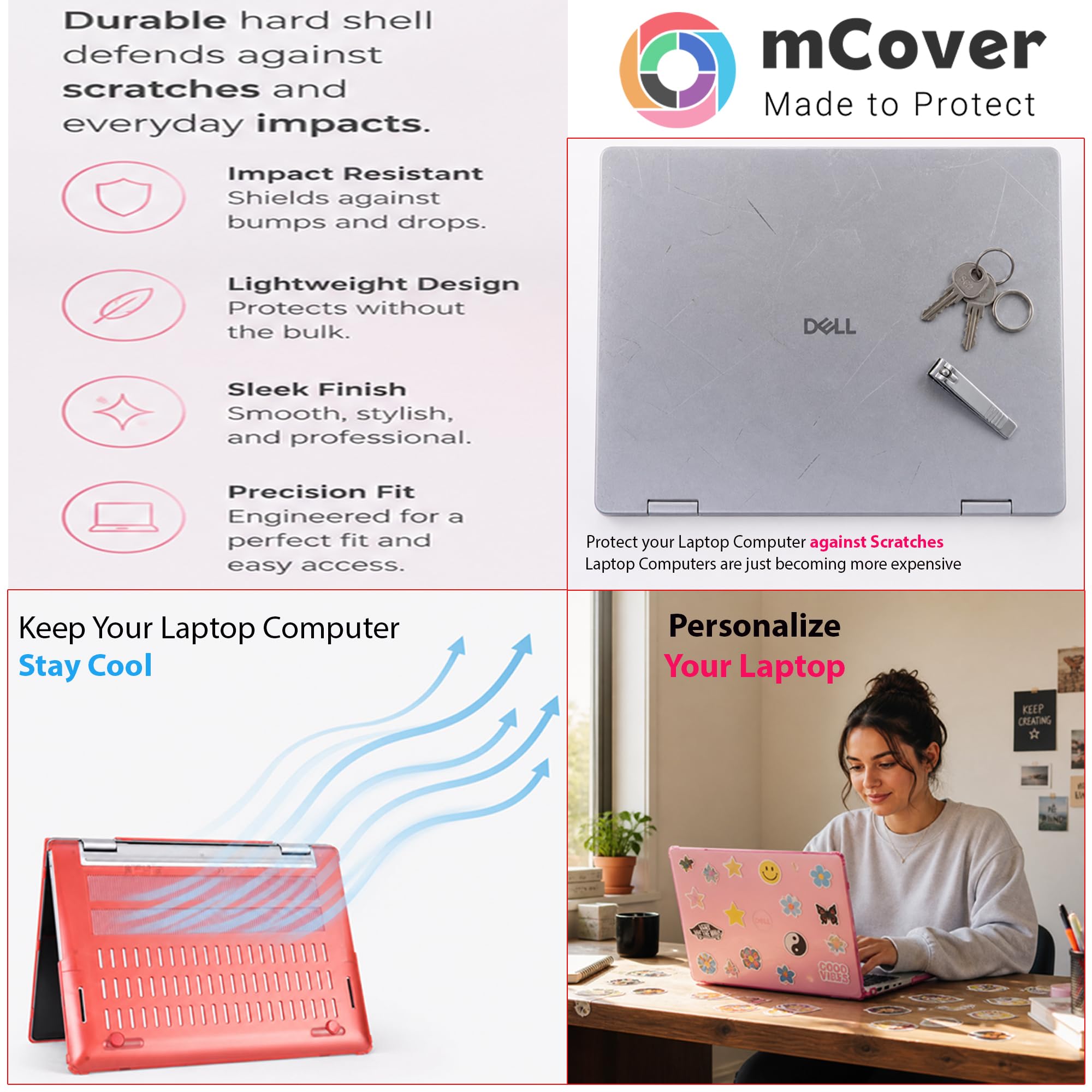 mCover Etui kompatybilne tylko z laptopem z systemem Windows 2025-2026 35.6 cm Dell 14 Plus 2 w 1 DB04250 / DB04255 Windows Laptop PC (nie pasuje do innych modeli Dell) - przezroczyste
