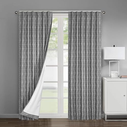 Miniatura 2 de Ariana - Paquete de 2 paneles de ventana con bolsillo para cortinero para oscurecimiento de habitación