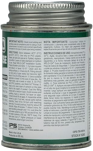 Miniatura 2 de Weld-On 10260 cemento PVC de múltiples propósitos 790 14 pinta, transparente, 4 onzas, 1 paquete