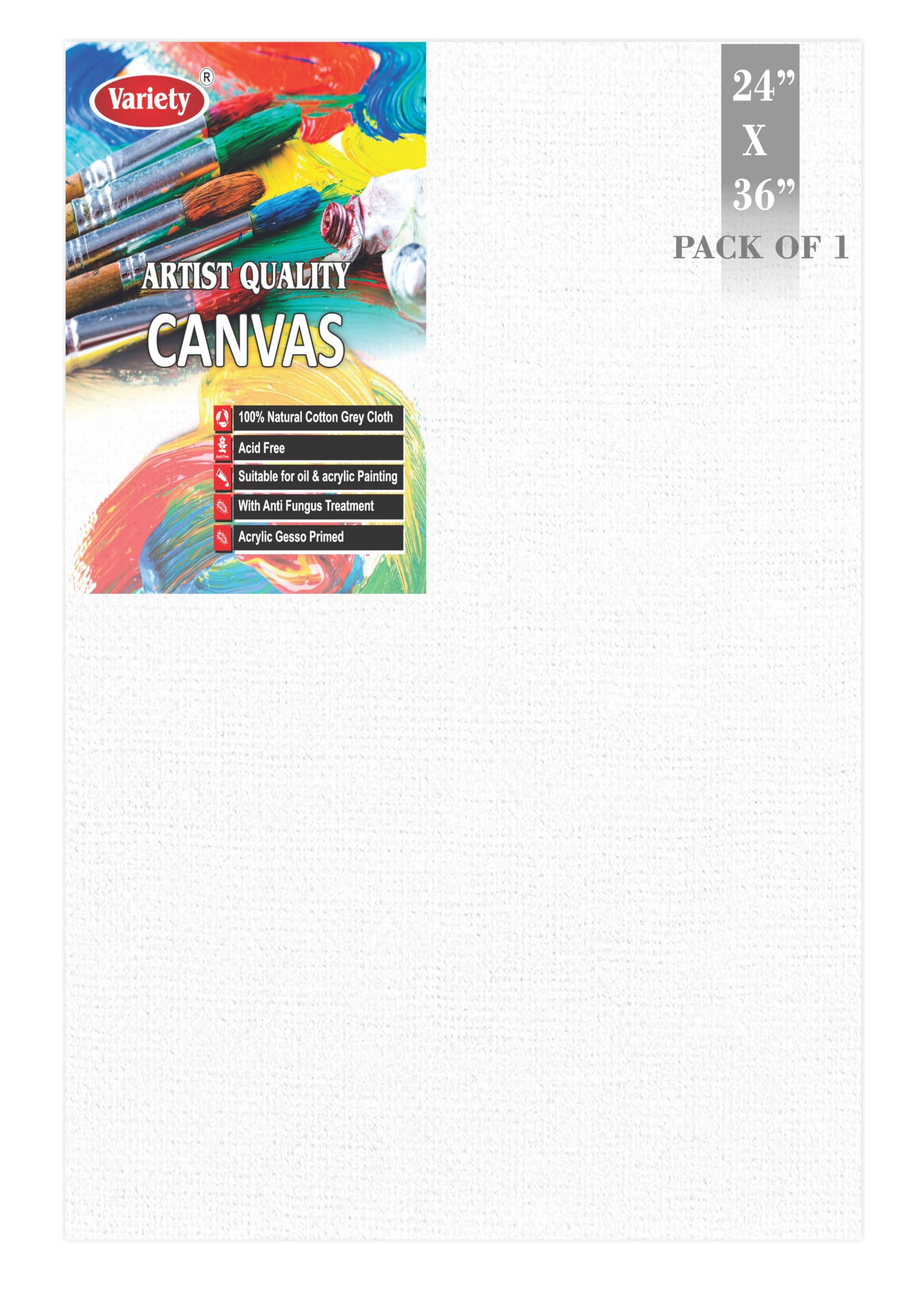 Variety Canvas: Premium Cotton Canvas Panels (Set of 2) -17