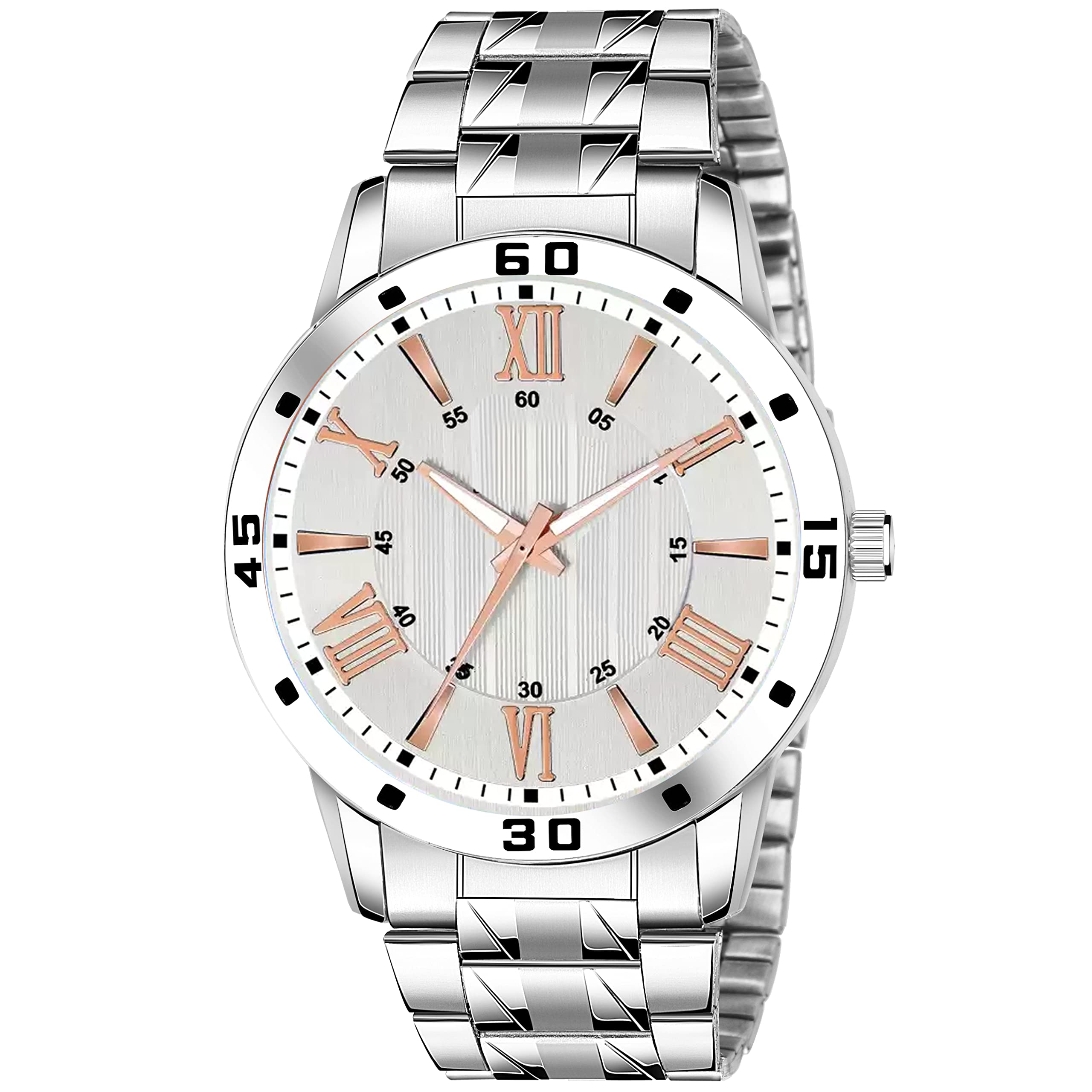 Red Robin Alluring Analogue White Dial Silver Stainless Steel Strap Graceful Stylish Wrist Watch for Men and Boys, Pack of 1-1016-WHT-AVO-SIL-STL (B0C2J58N58) Amazon Price History, Amazon Price Tracker