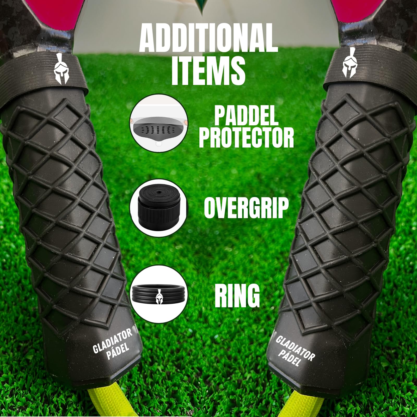 Anti-vibration Padel Racket Grip Padel Racket Anti-Vibration Grip ...
